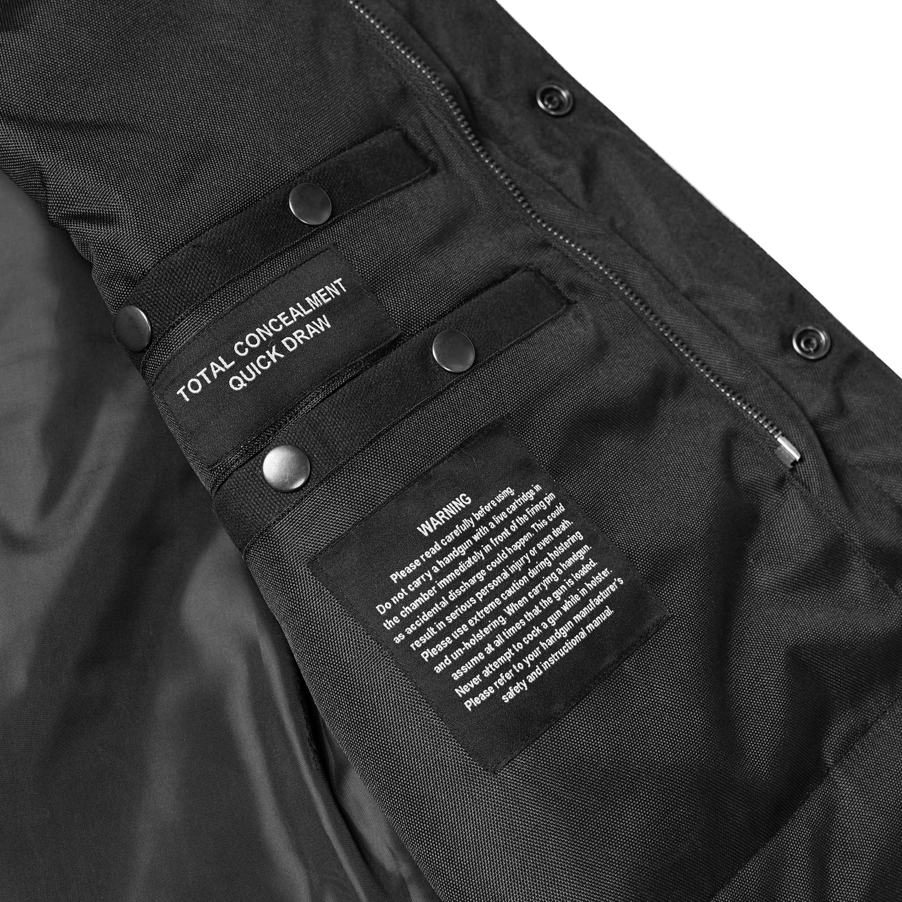 Night Barron™ Men's  Textile  Vest - black