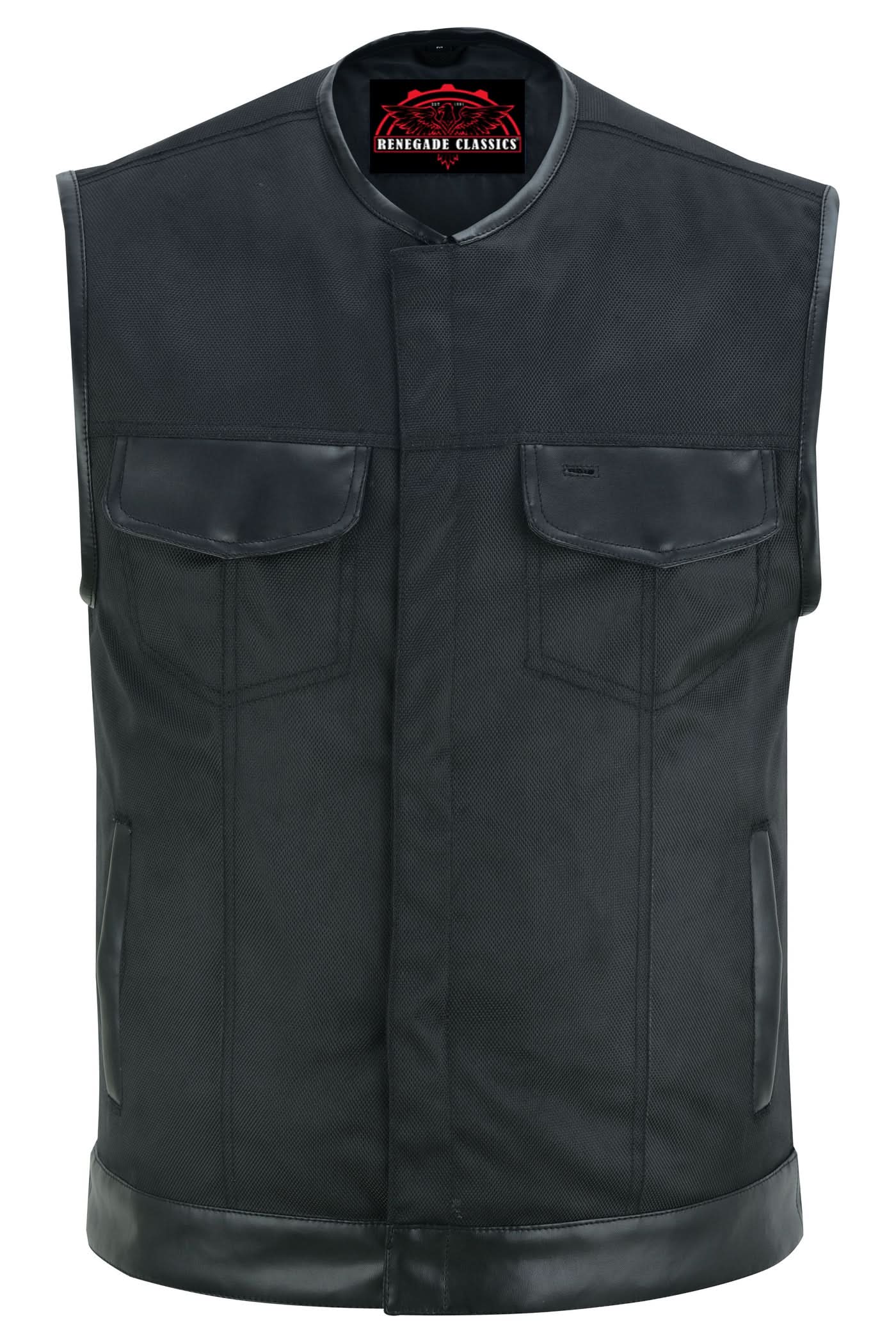 StarFuse Men's textile  vest -  Black