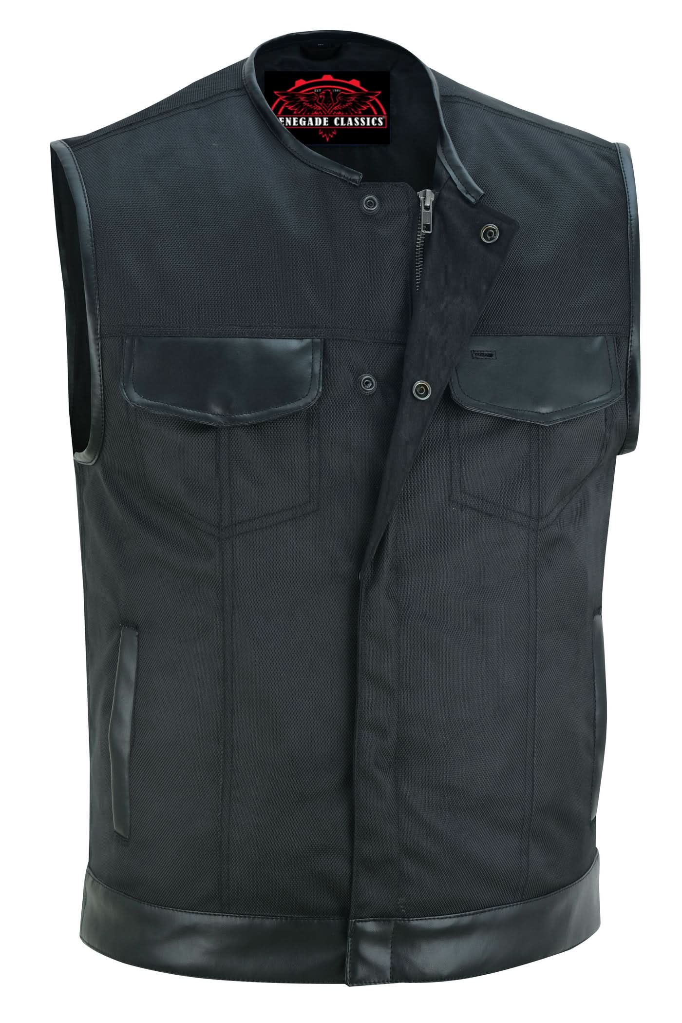 StarFuse Men's textile  vest -  Black