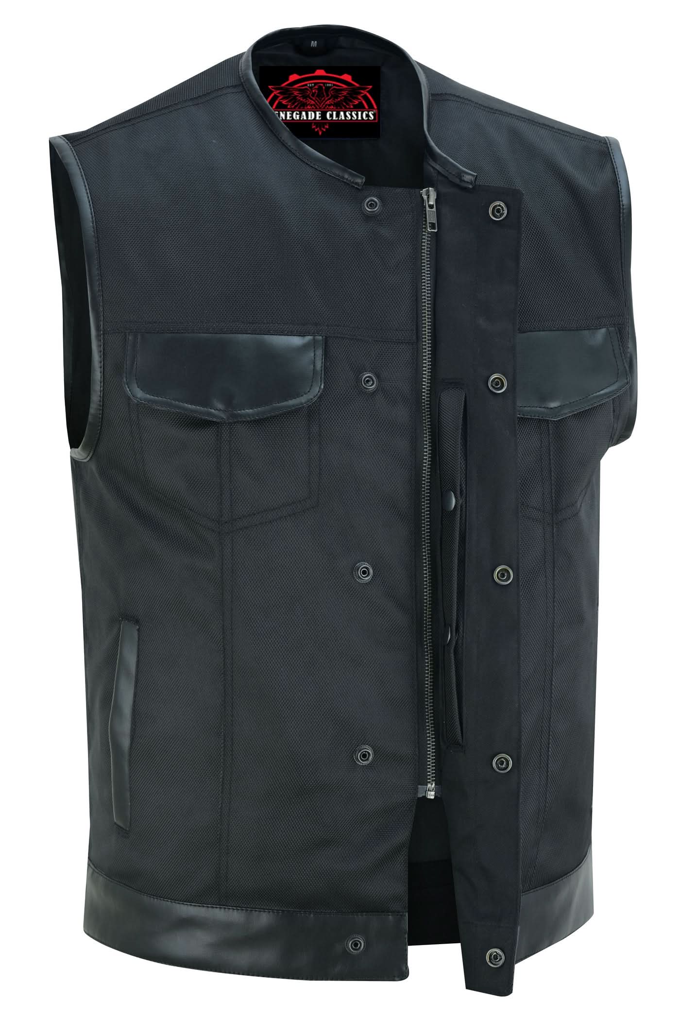StarFuse Men's textile  vest -  Black