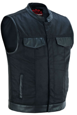 Shadowblend™ Men's  Black Motorcycle Textile Vest