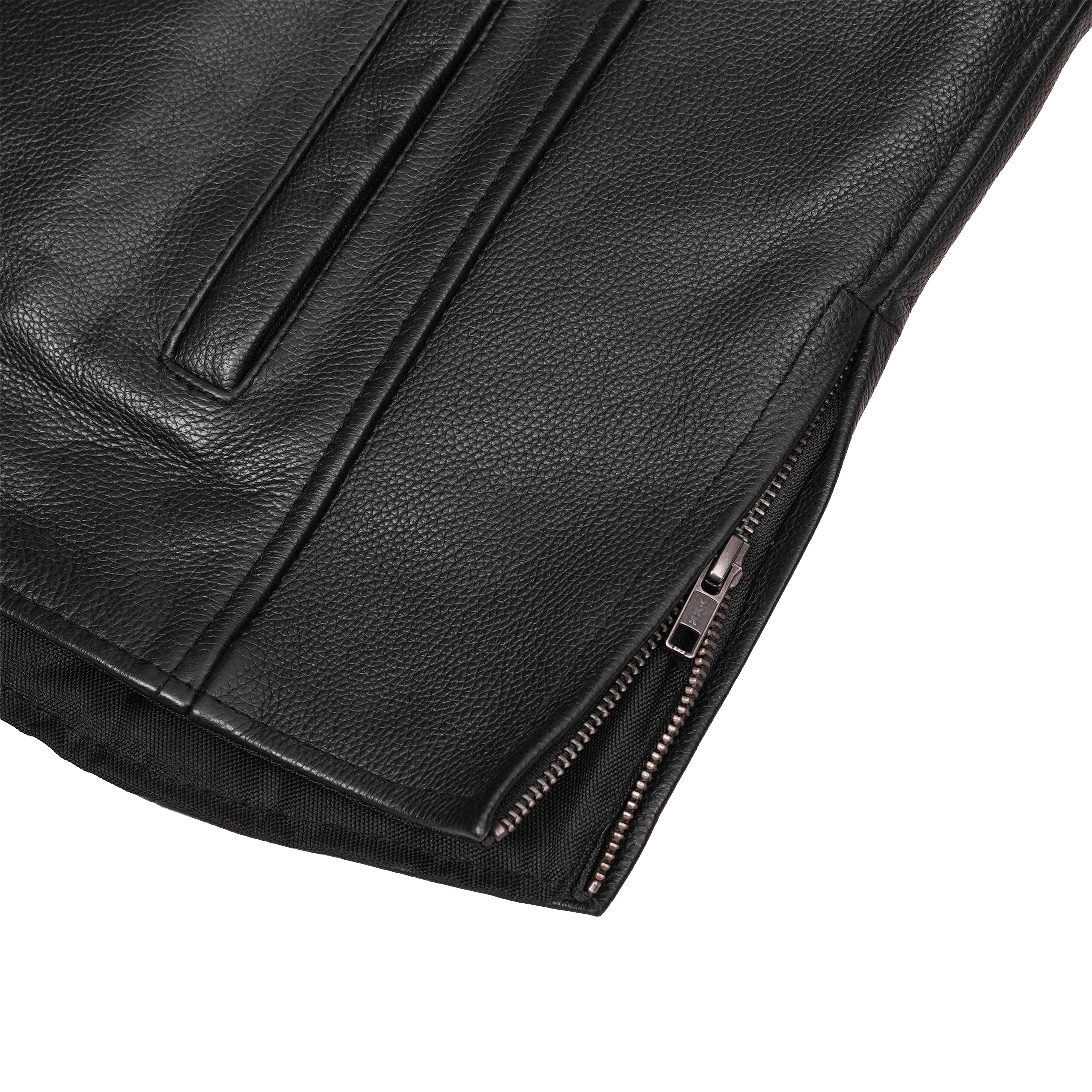 Havoc™ Men's Tall Sporty Leather Scooter Jacket