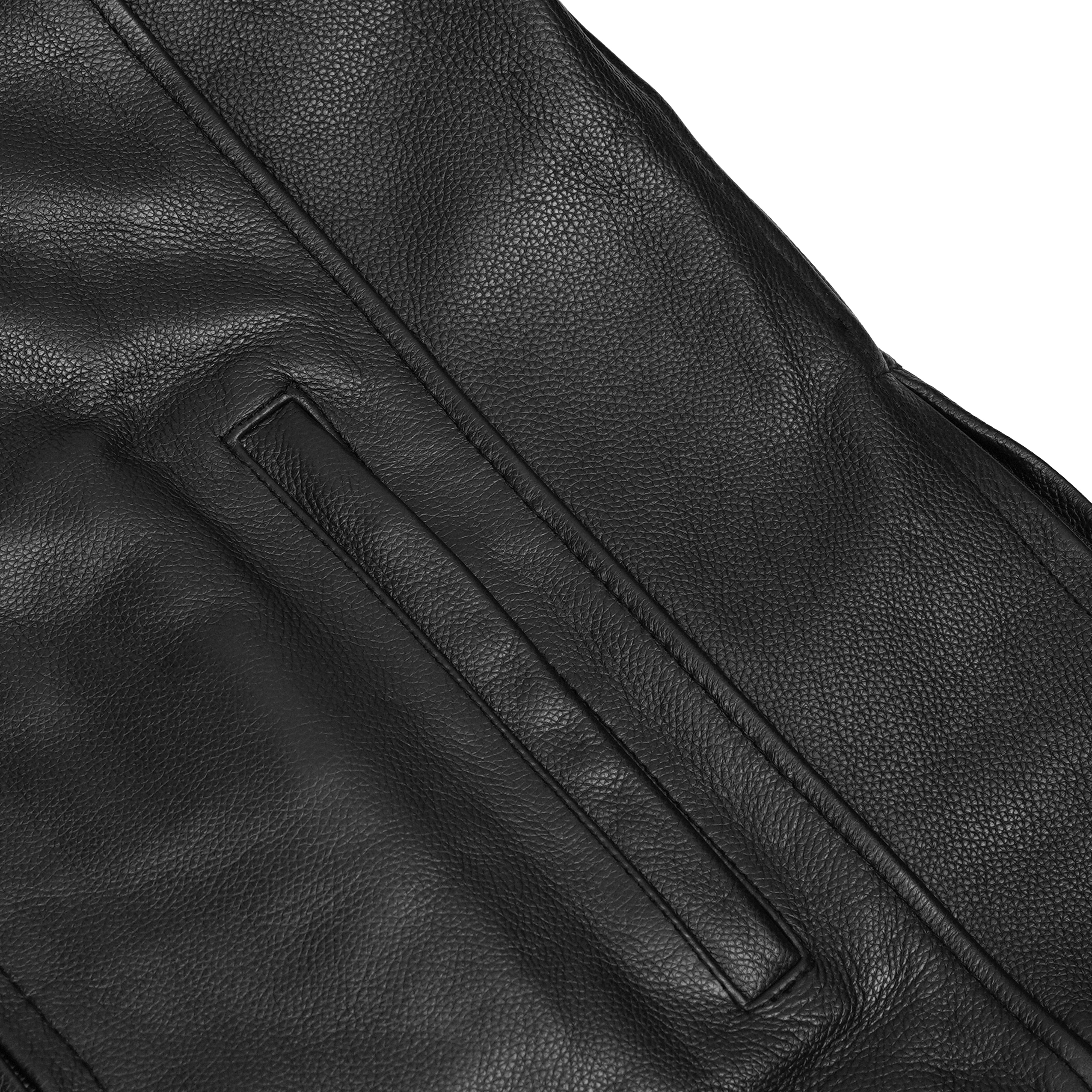 Havoc™ Men's Tall Sporty Leather Scooter Jacket