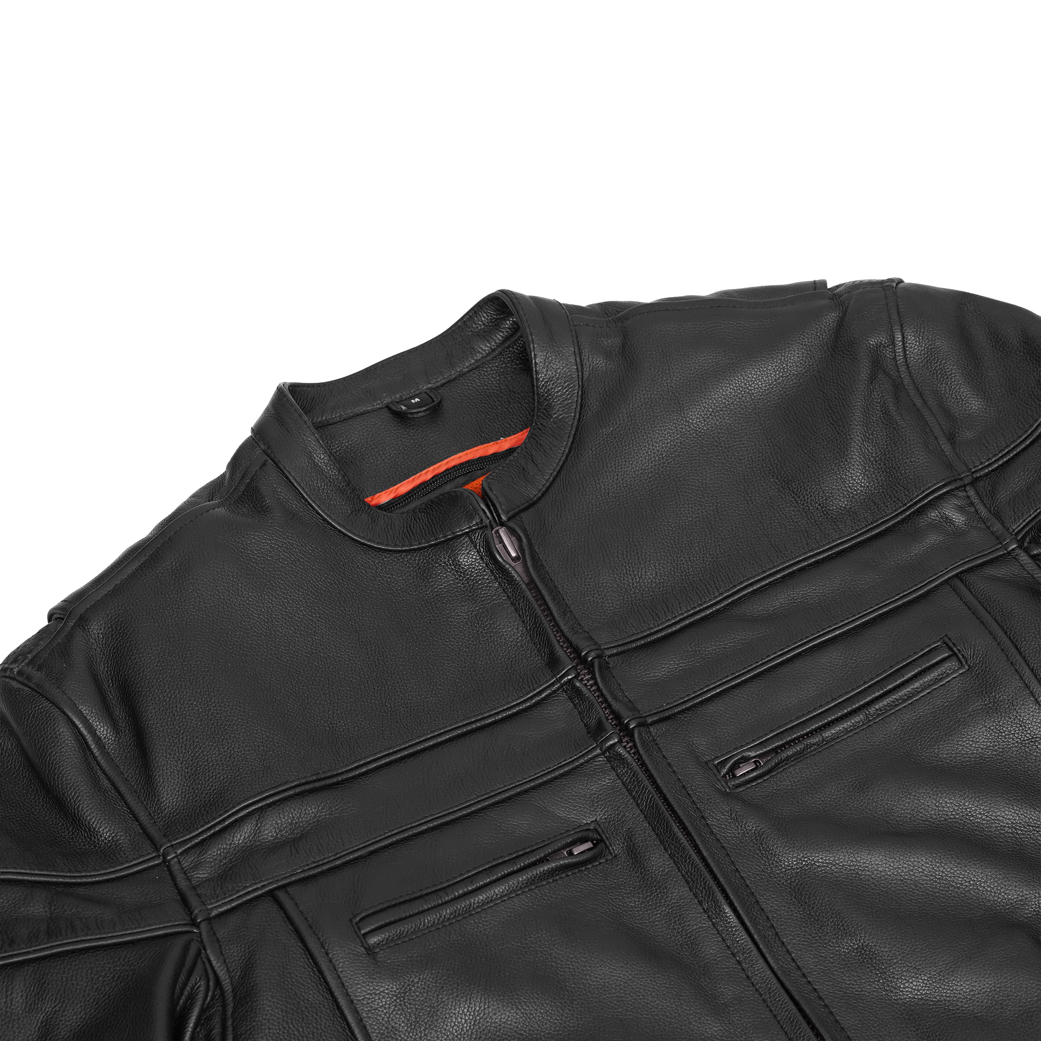 Havoc™ Men's Tall Sporty Leather Scooter Jacket