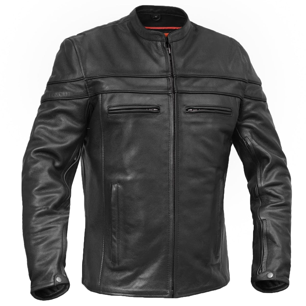 Havoc™ Men's Leather Motorcycle Jacket