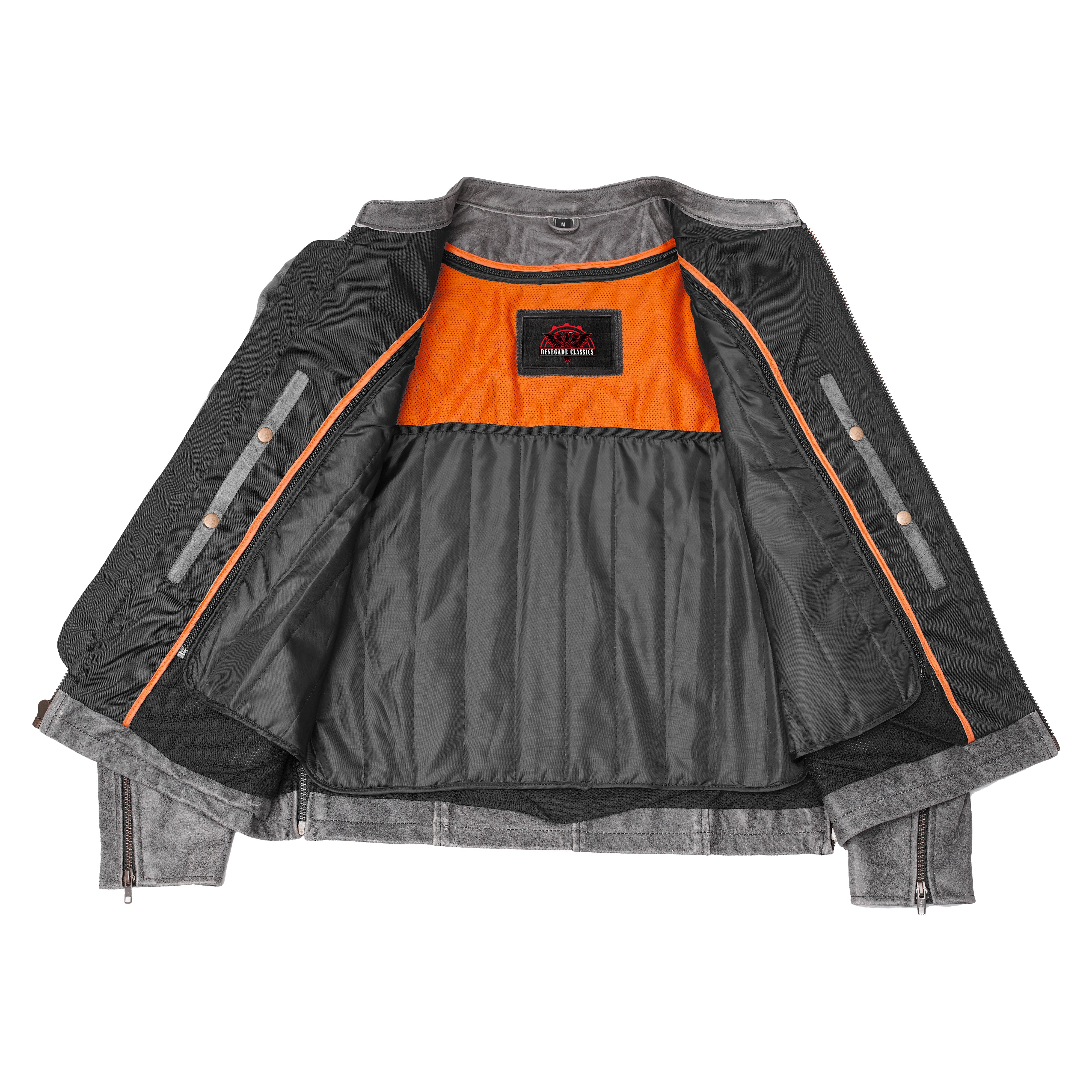 Drifter™ Sporty Leather Motorcycle Jacket