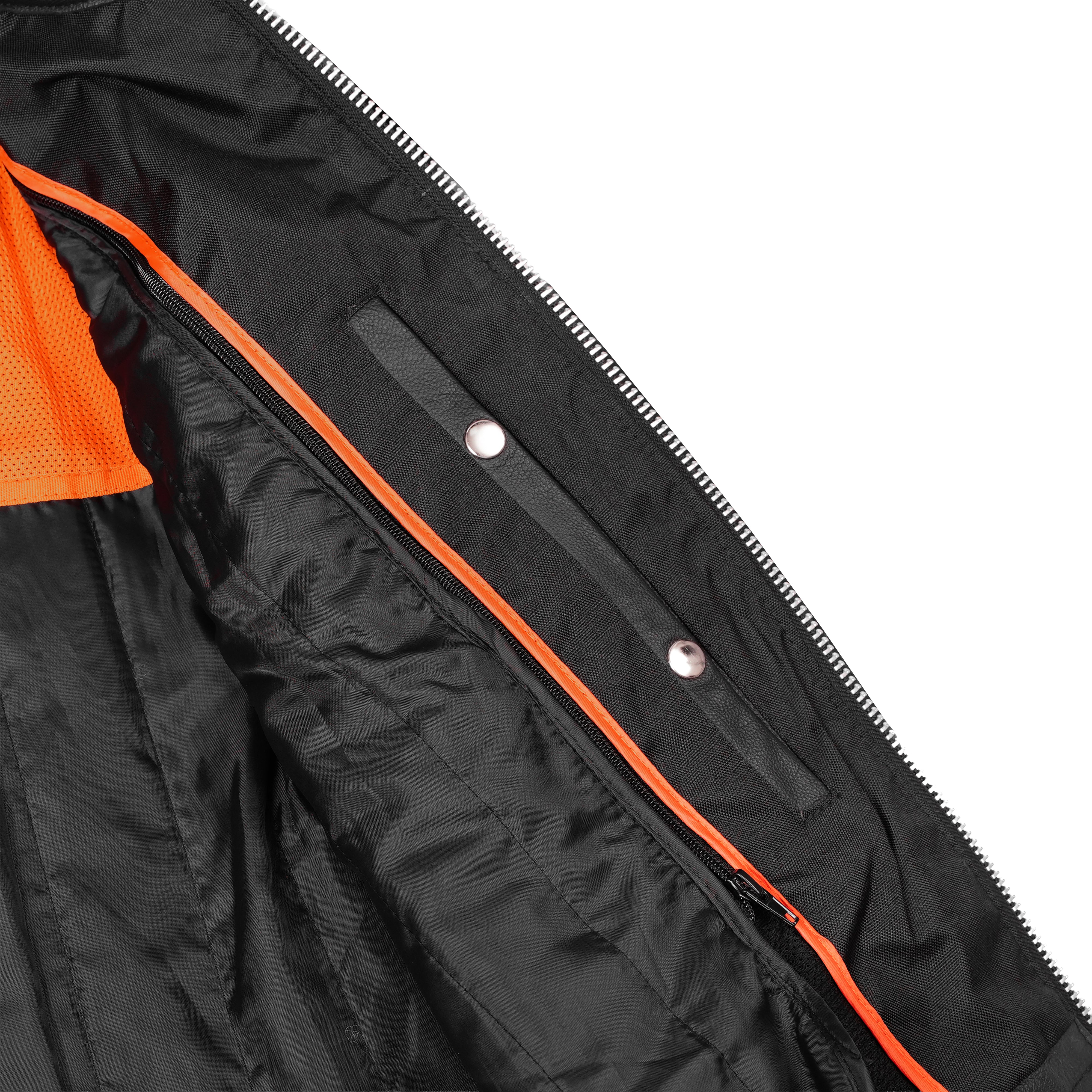 Accelerator™ Men's Black Sporty Cruiser Leather Jacket
