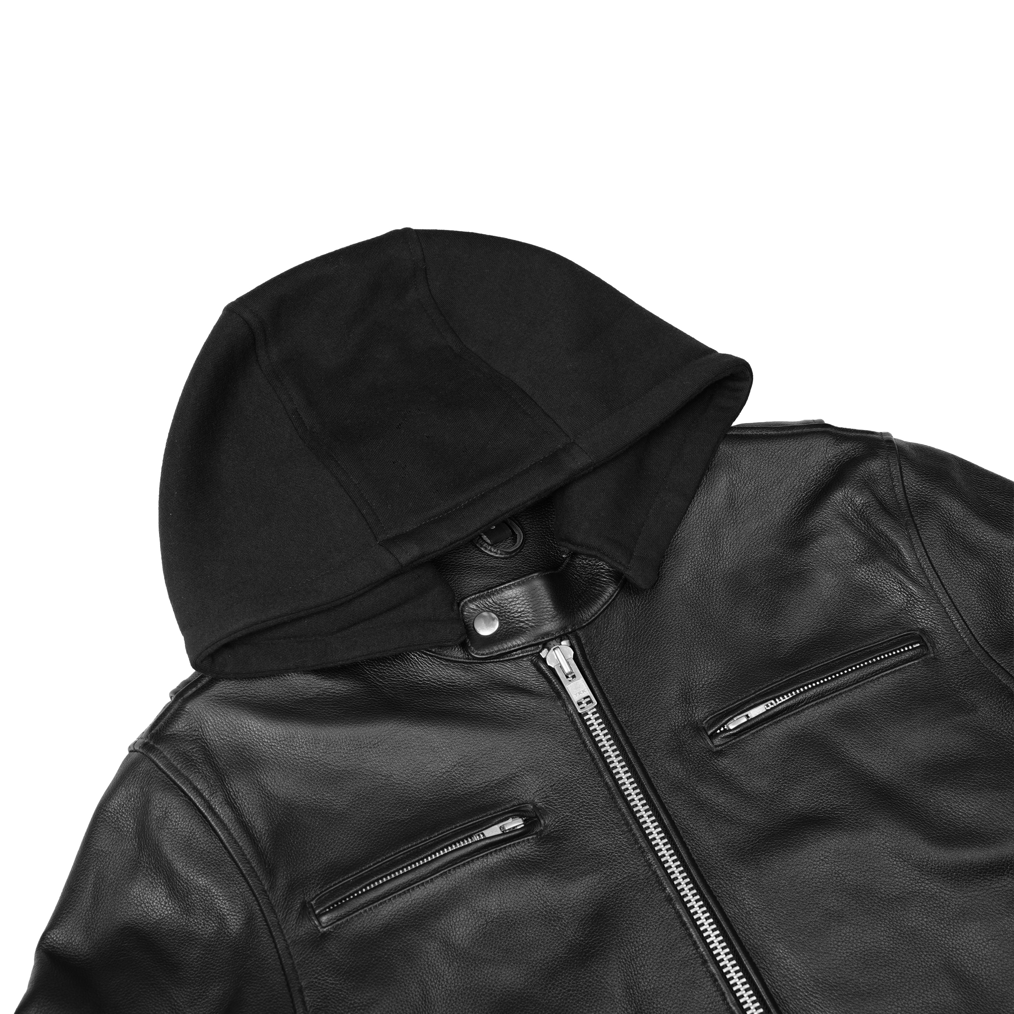 Hoodex™ Men's Black Sporty Cruiser Jacket