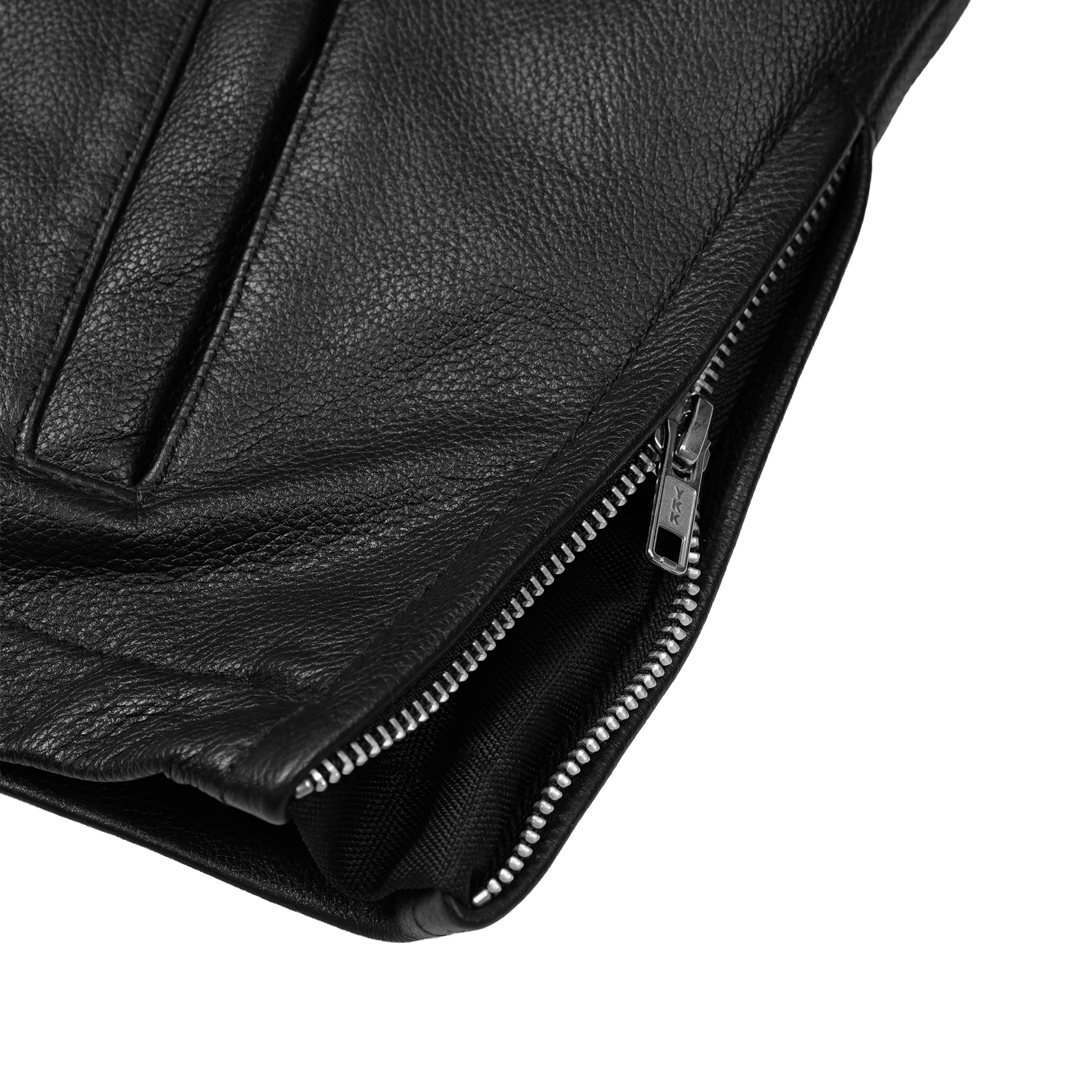Hoodex™ Men's Black Sporty Cruiser Jacket