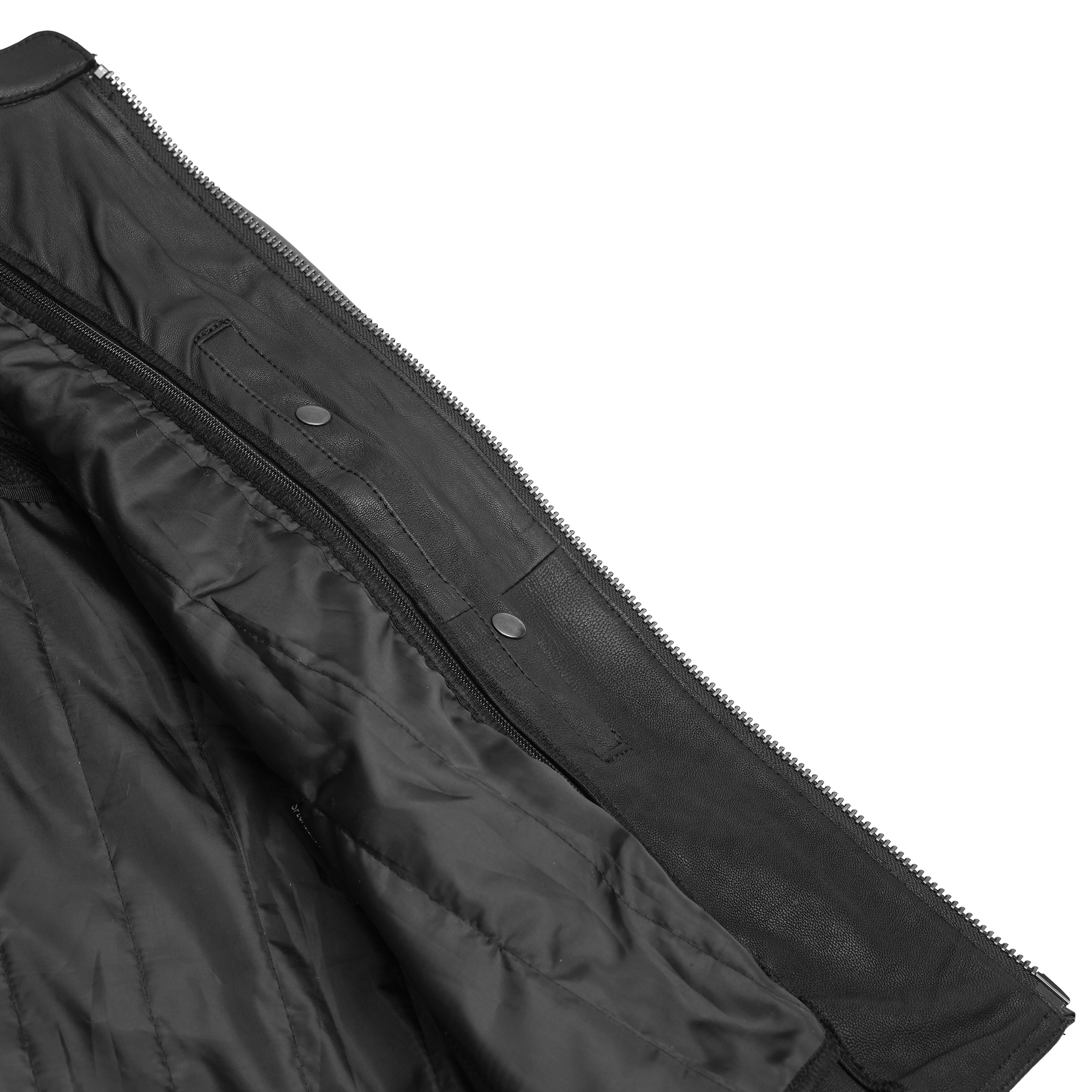 Sprinter™ Men's Black Leather Motorcycle Jacket