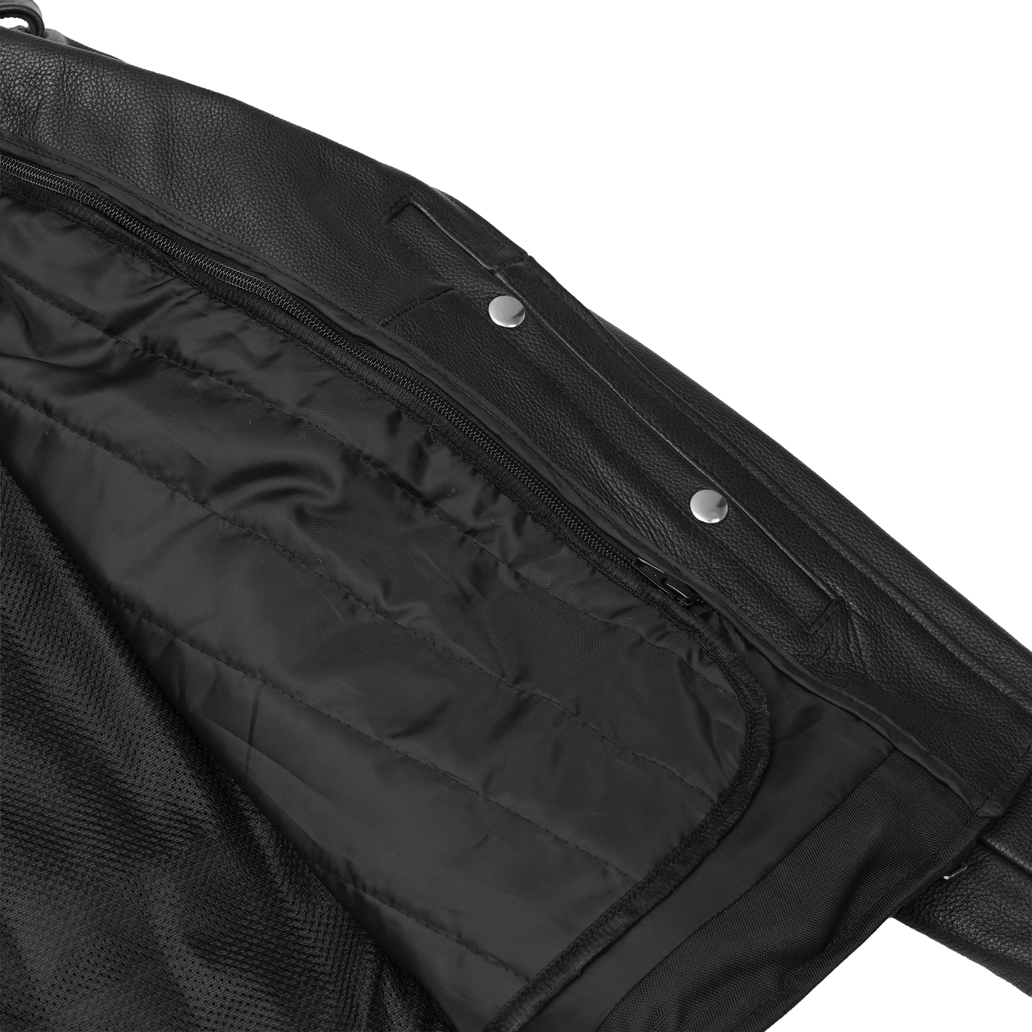 Murphy™ Men's Leather Motorcycle Jacket - Black