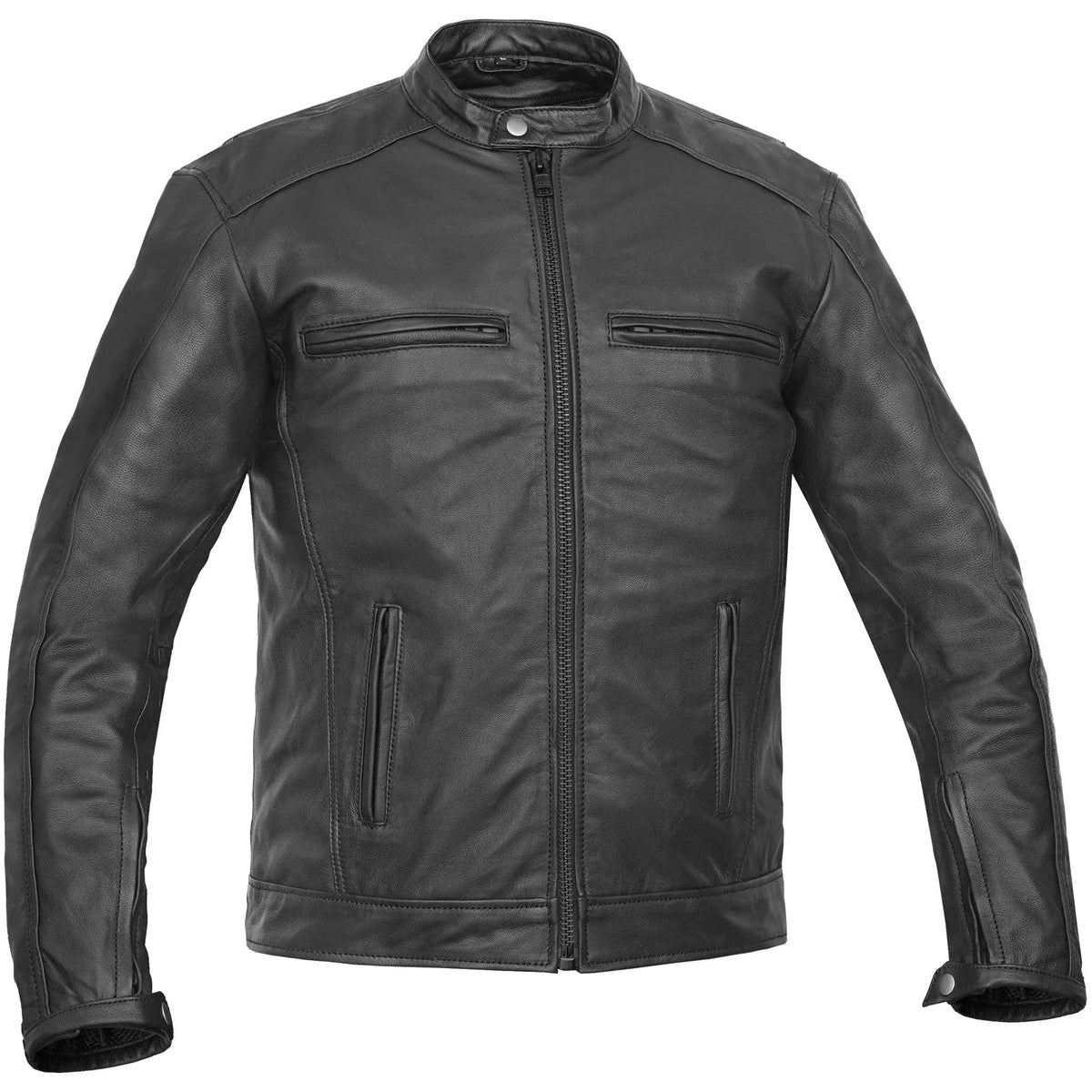 Conrad Men's Leather Motorcycle Jacket