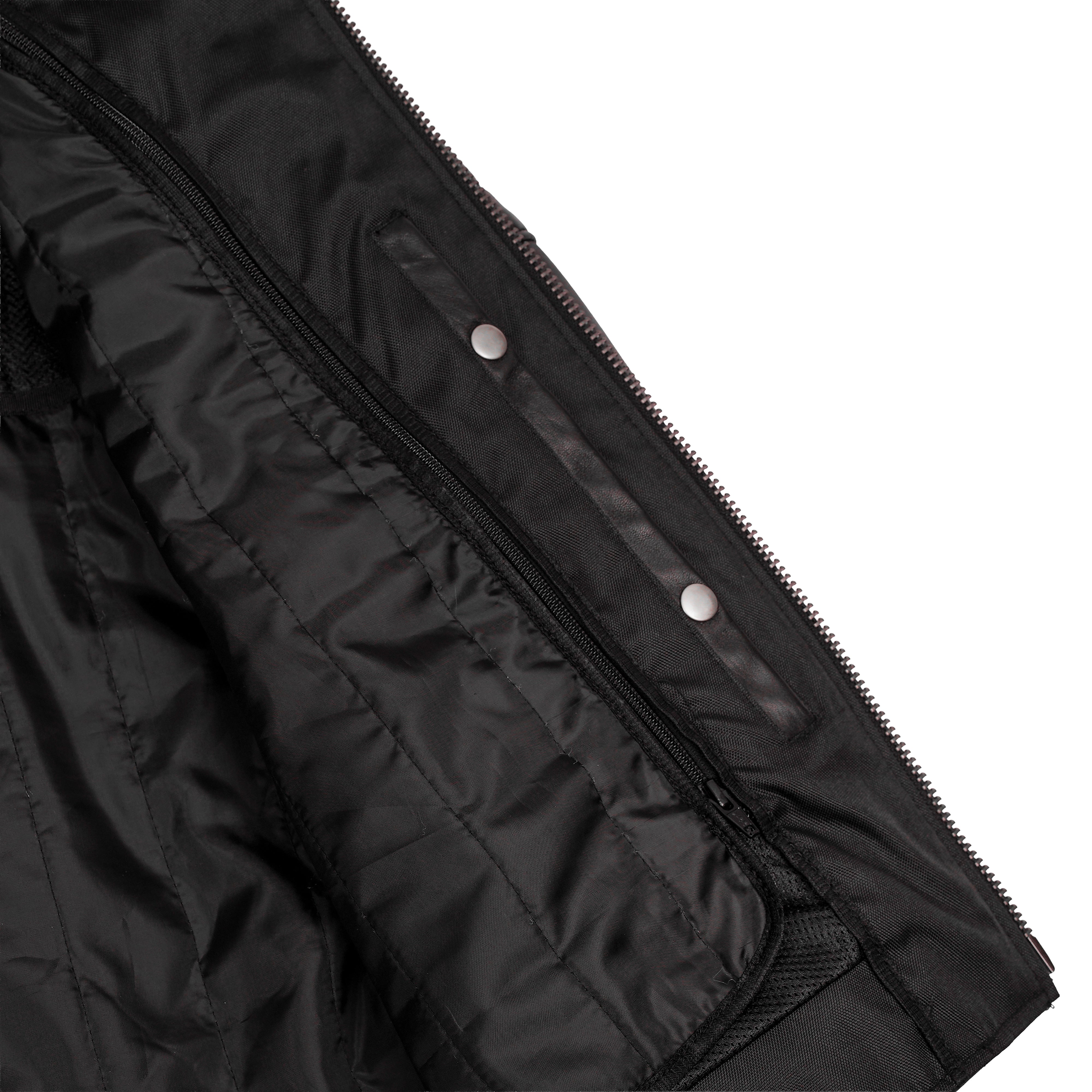 Roamer™ Men's Leather Scooter Jacket - Black
