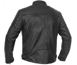 Roamer™ Men's Leather Scooter Jacket - Black