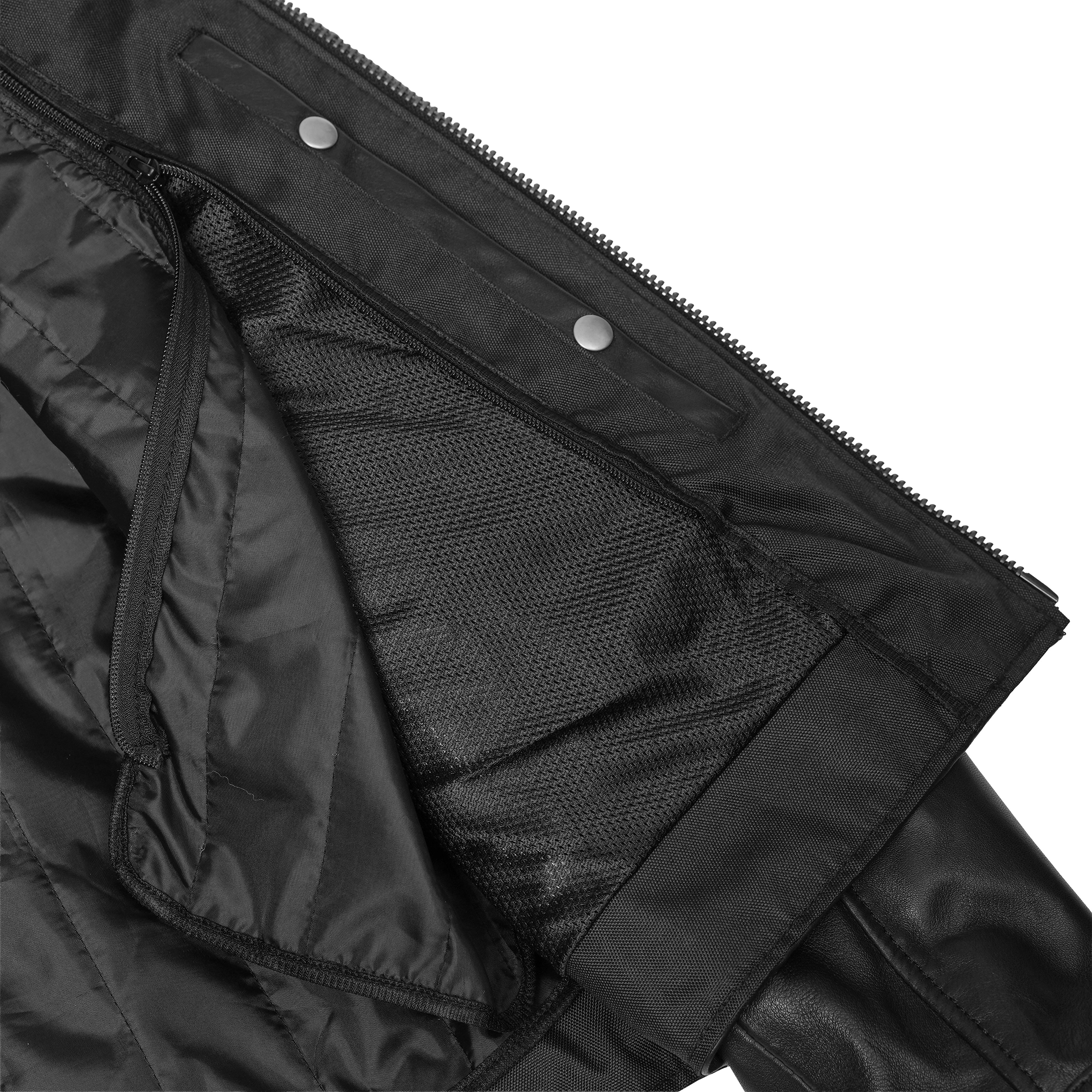 Roamer™ Men's Leather Scooter Jacket - Black