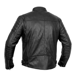 Roamer™ Men's Leather Scooter Jacket - Black