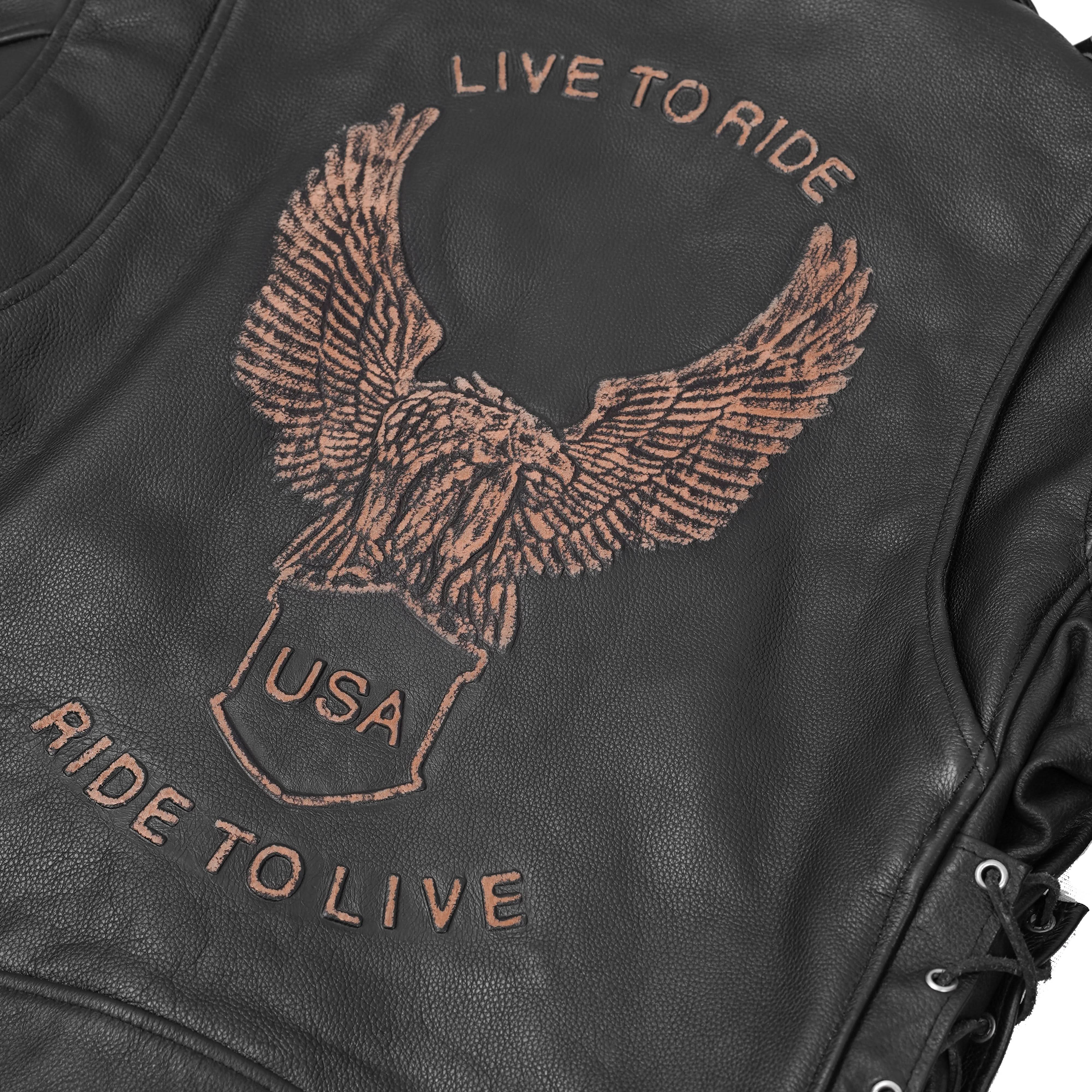 Freedom Rider™ Black Men's Leather Jacket