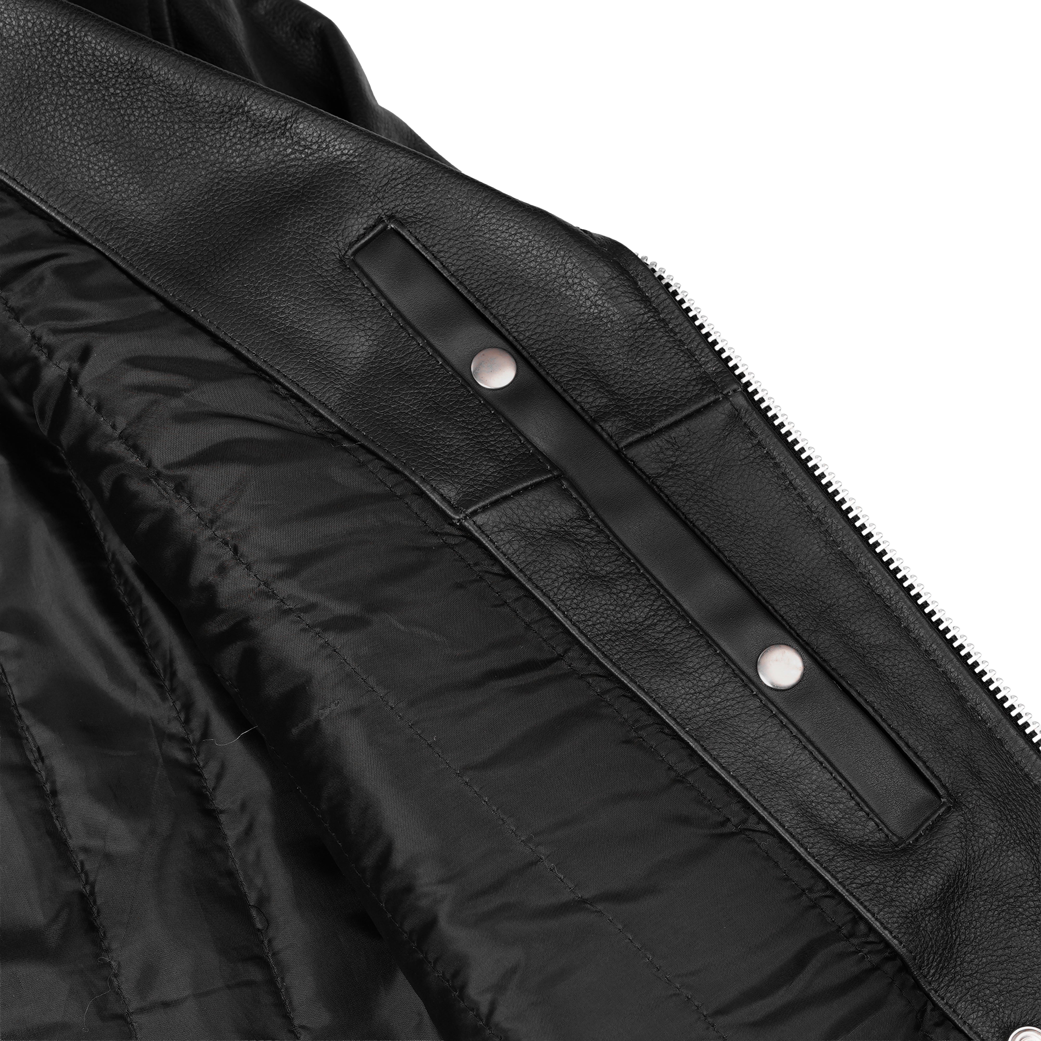 Super Arnold™ Men's Black Leather Jacket