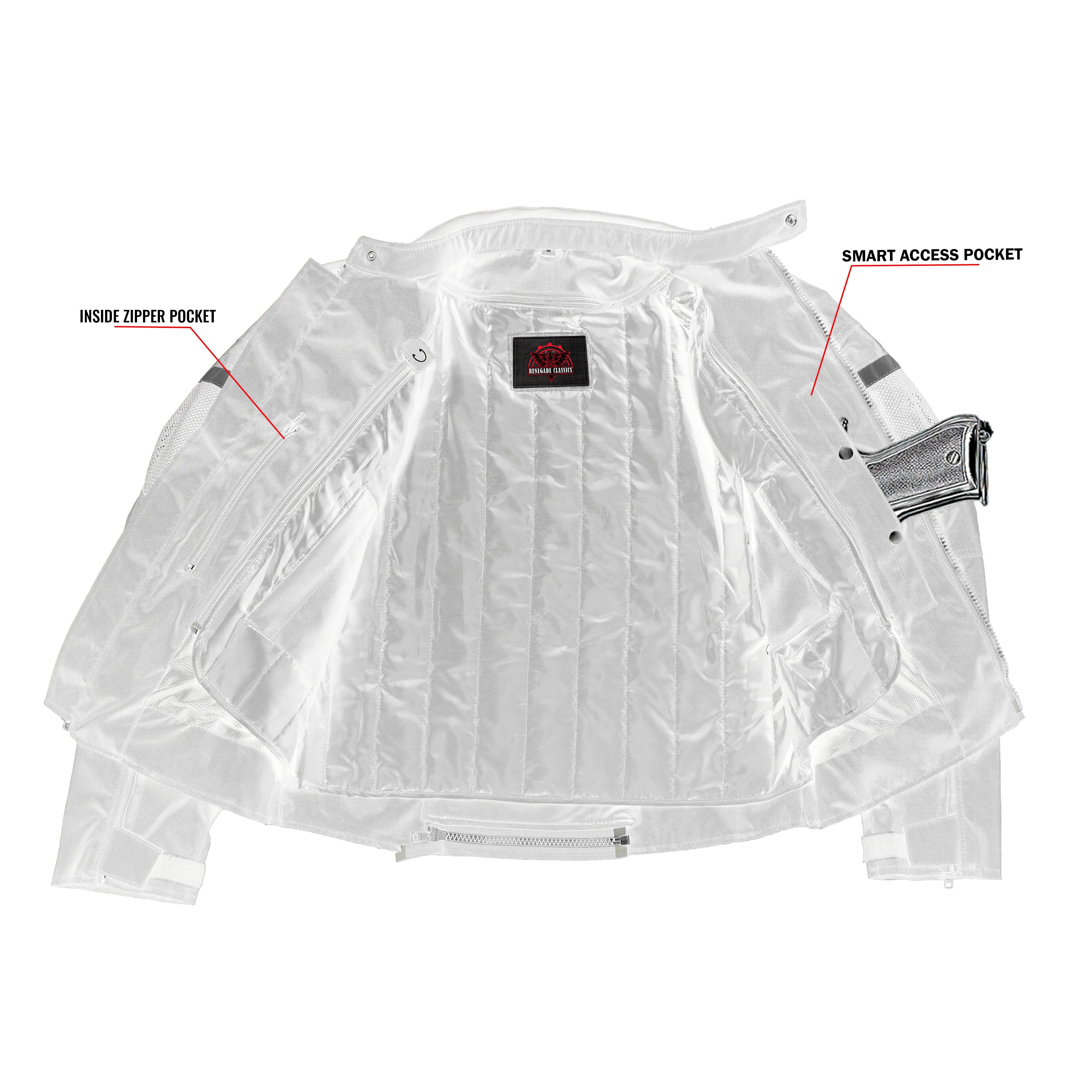 Pulse Racer™ Men's Black Mesh Jacket