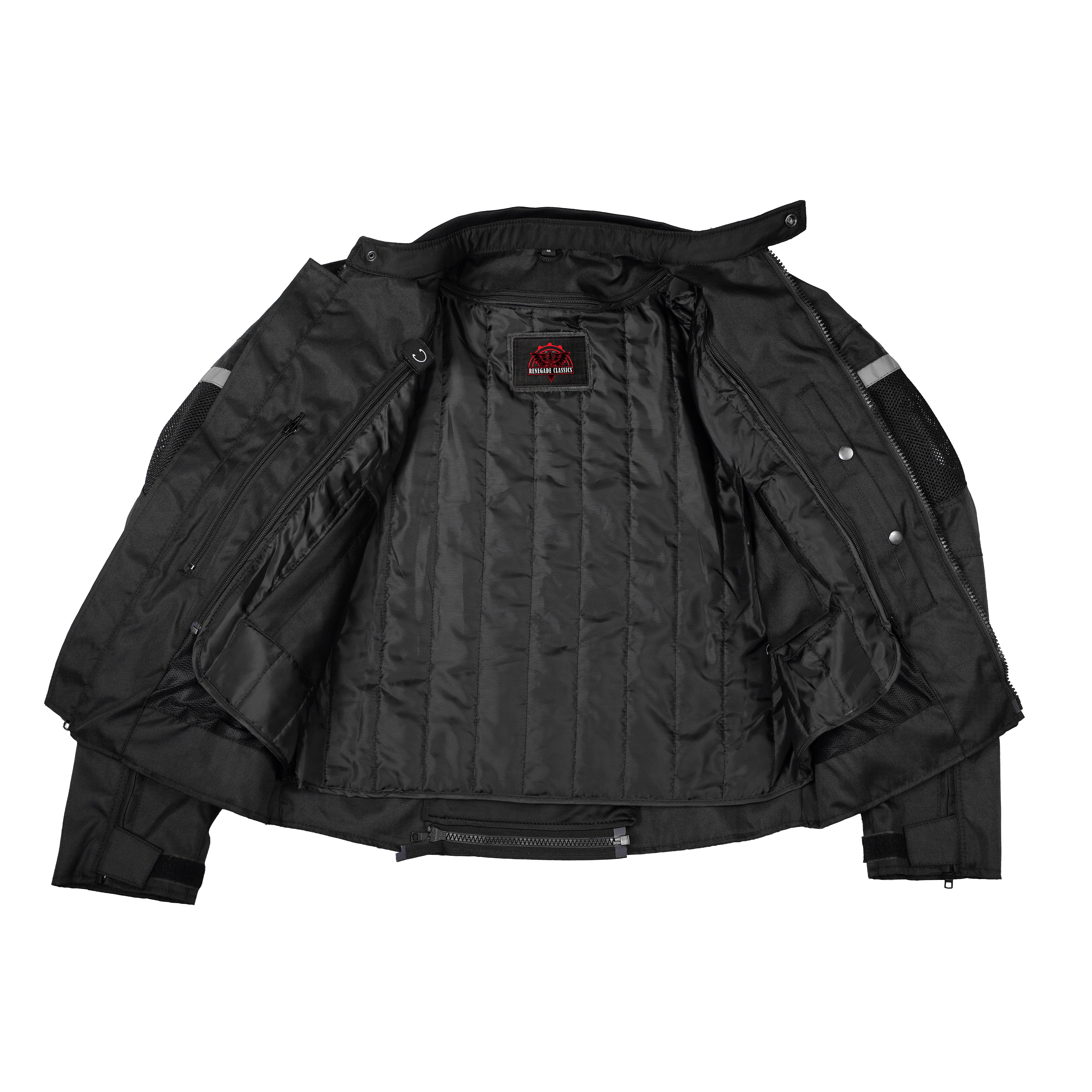 Pulse Racer™ Men's Black Mesh Jacket