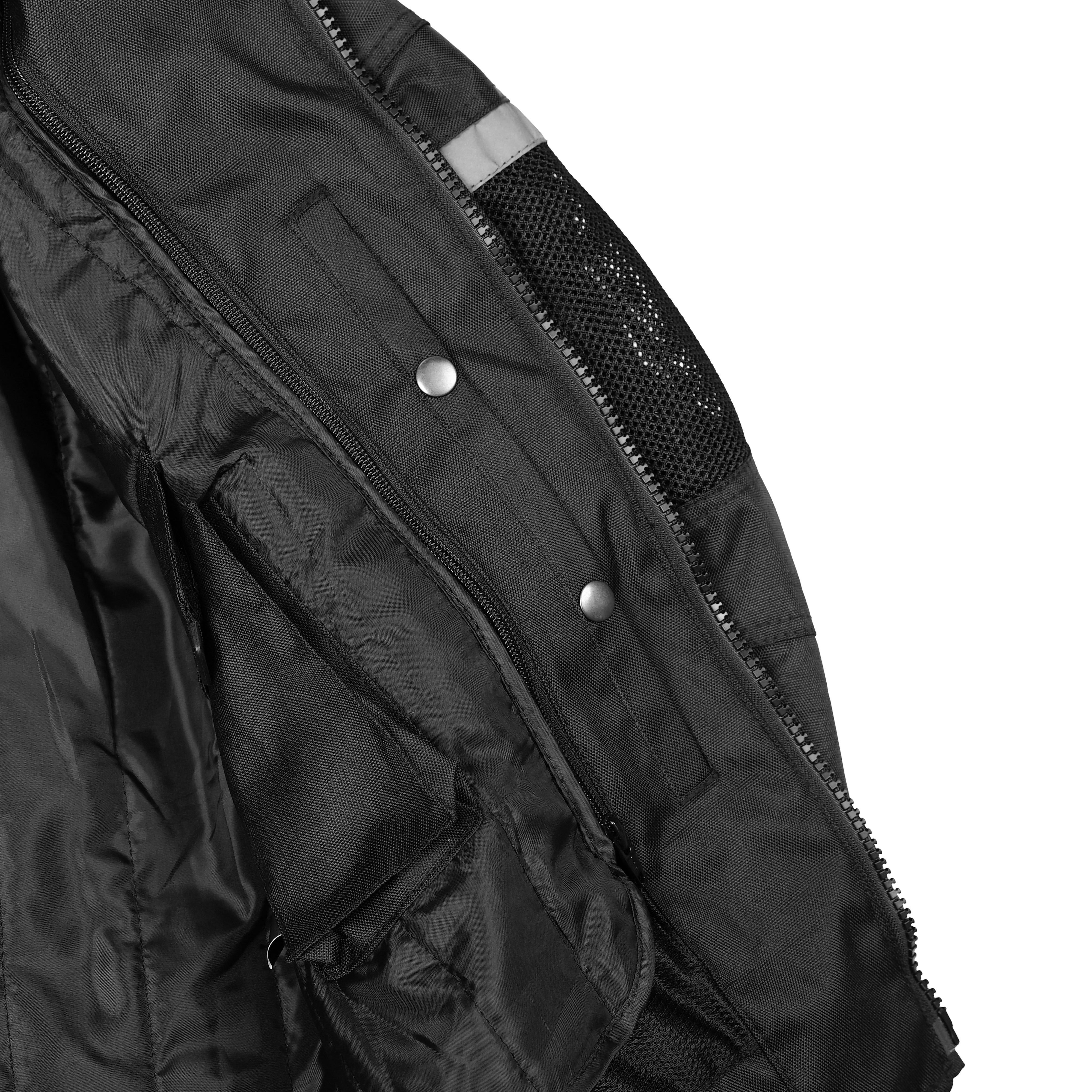 Pulse Racer™ Men's Black Mesh Jacket
