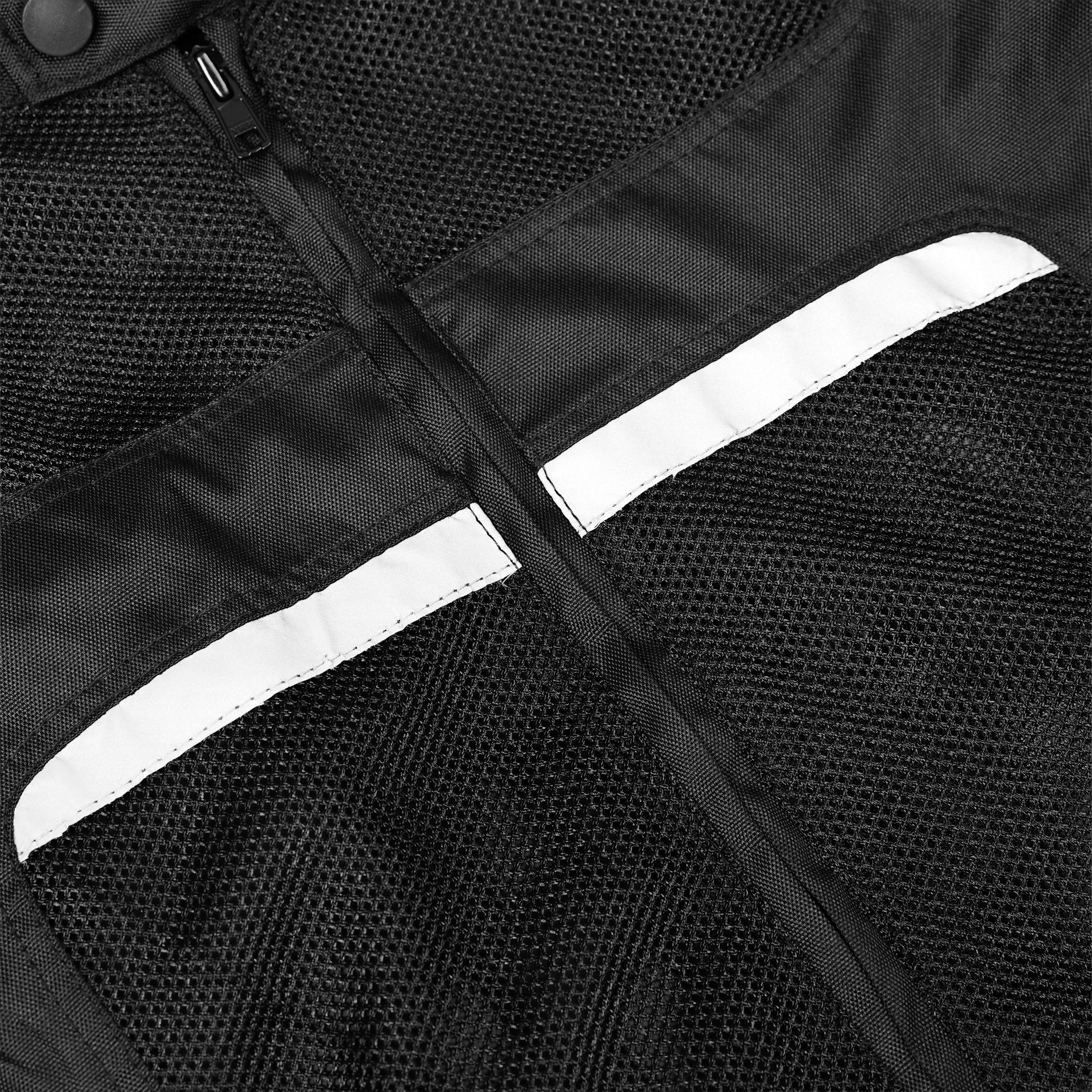 Pulse Racer™ Men's Black Mesh Jacket