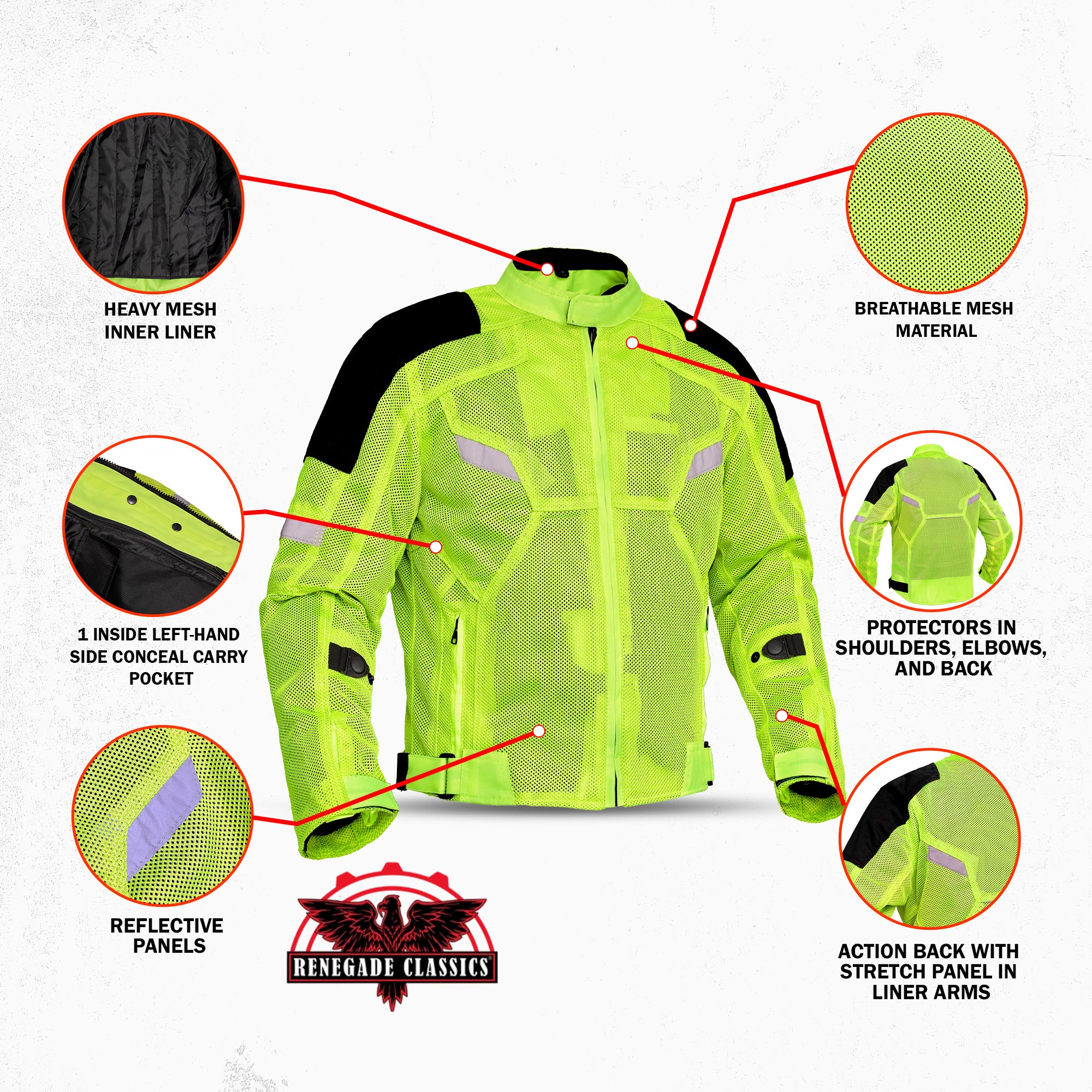 Elite™ Men's High-Vis Performance Mesh Jacket
