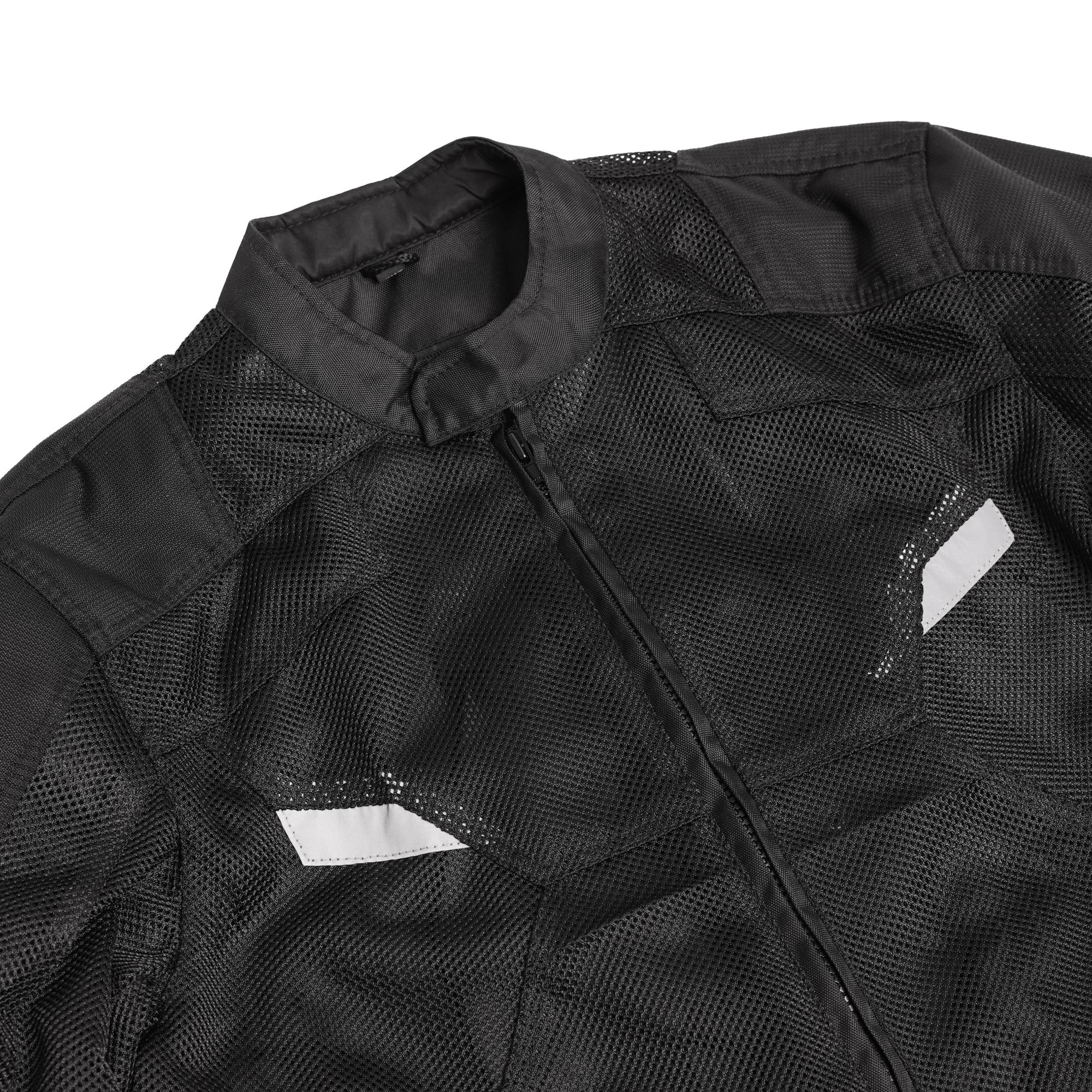 Dynamic™ Mens  Mesh Motorcycle Jacket – Black