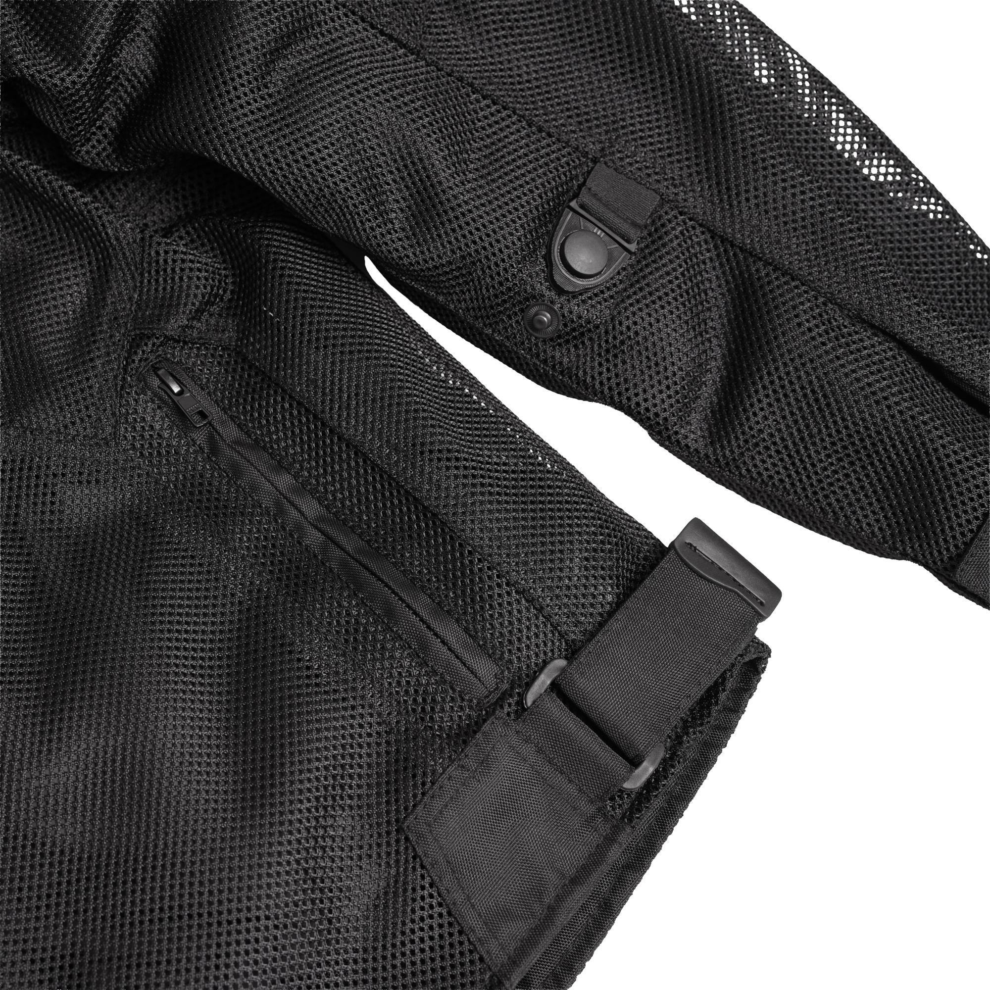 Dynamic™ Mens  Mesh Motorcycle Jacket – Black