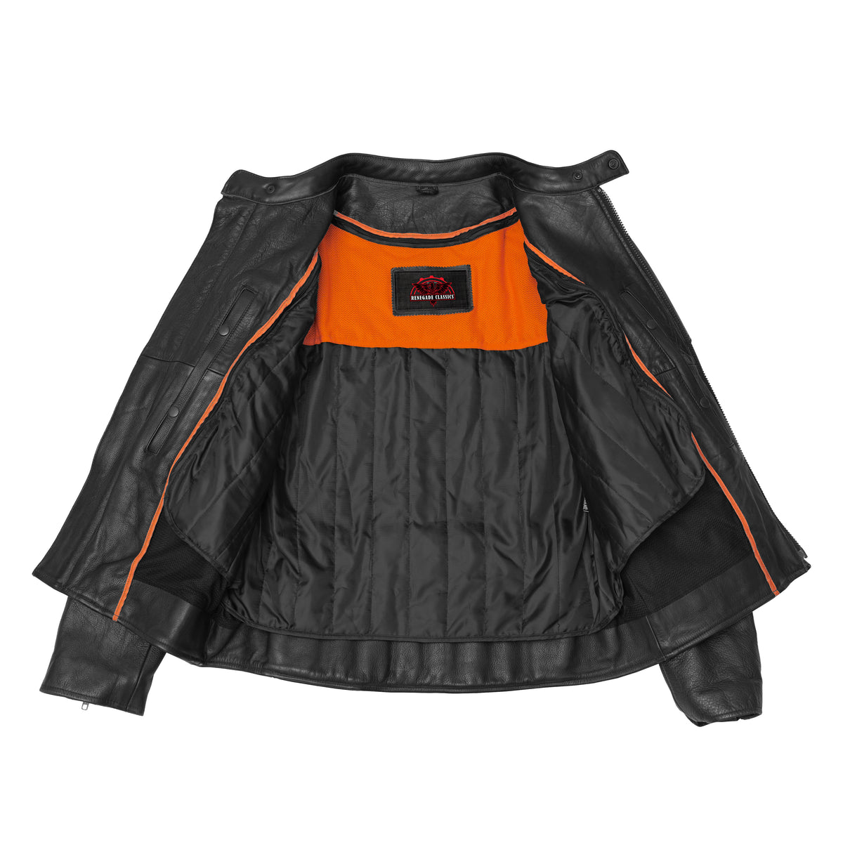 Corsair™ Men's Leather Motorcycle Jacket