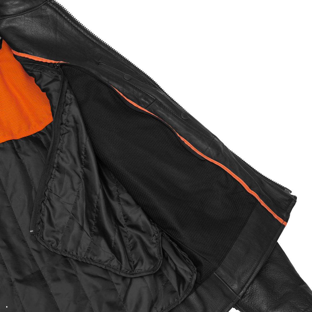 Corsair™ Men's Leather Motorcycle Jacket