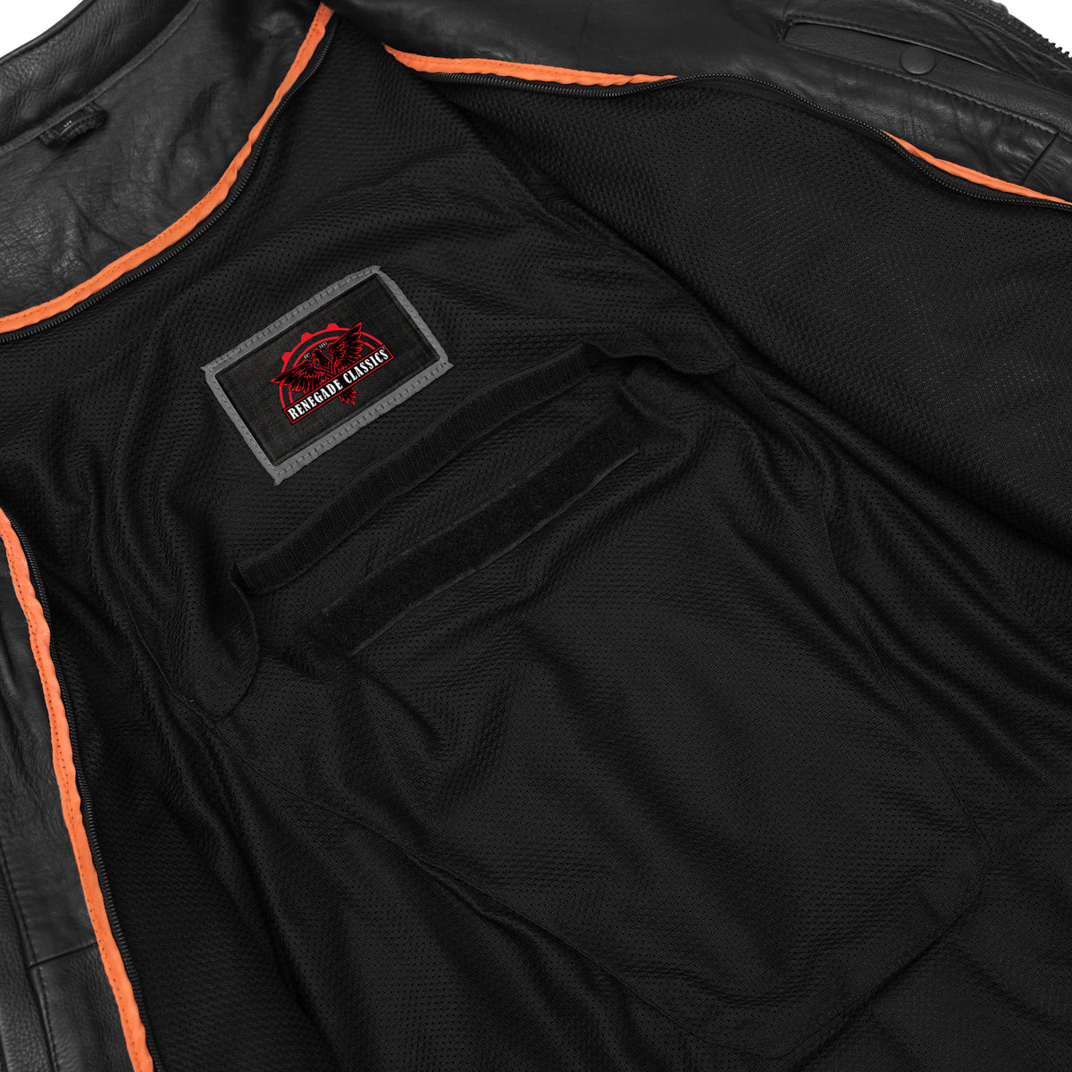 Corsair™ Men's Leather Motorcycle Jacket