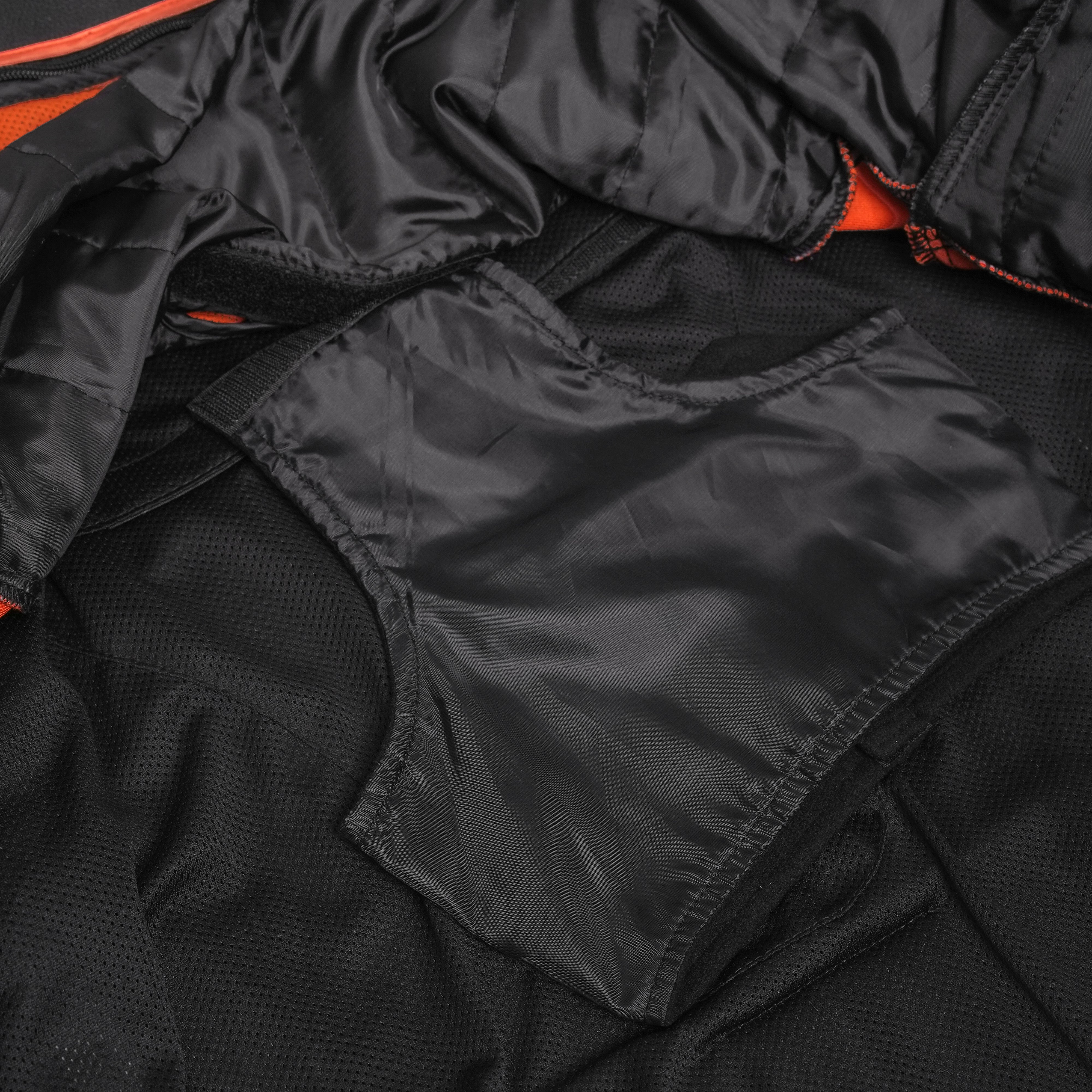 Blackout™ Men's Black  Leather Motorcycle Jacket