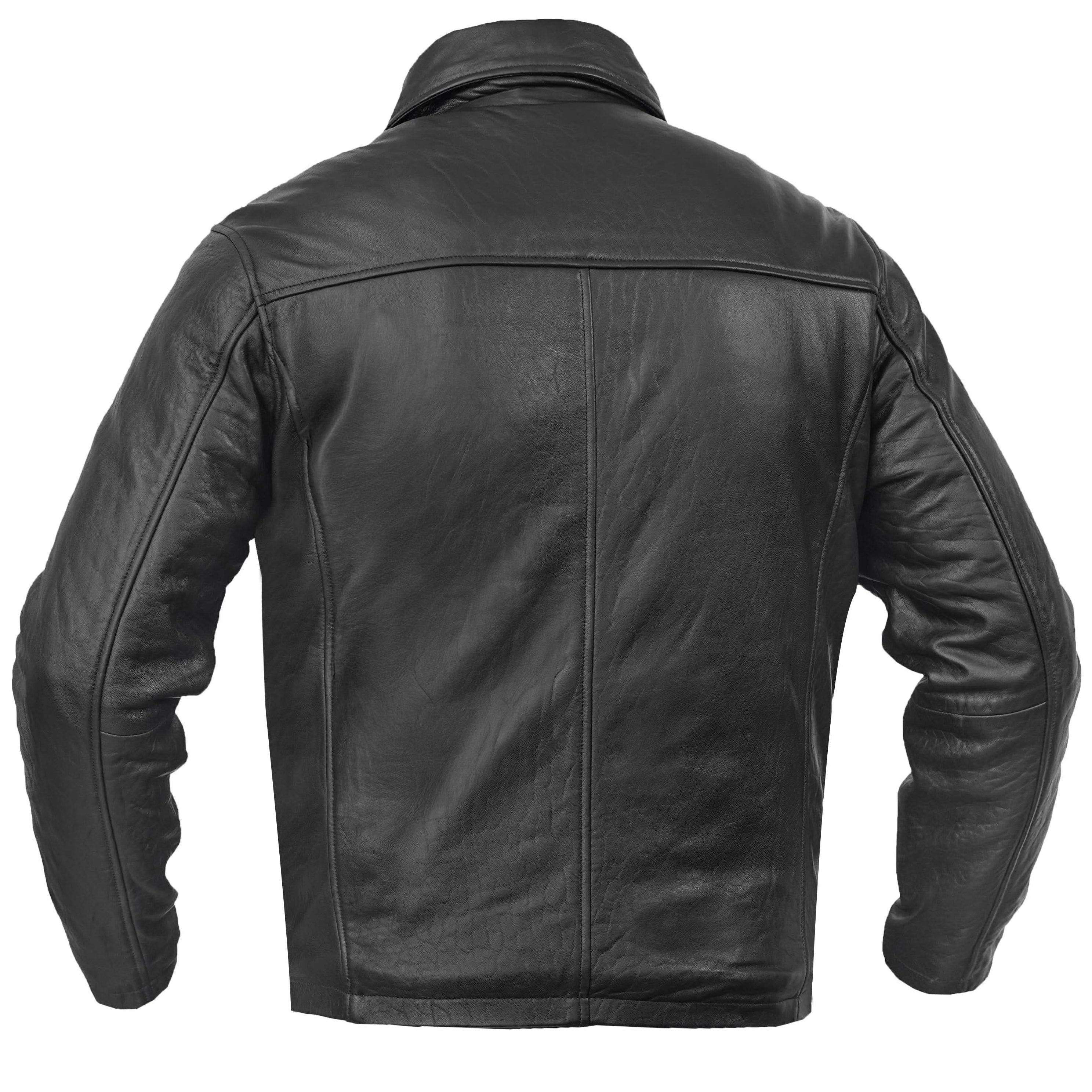 Harvey™ Men's Leather Motorcycle Jacket