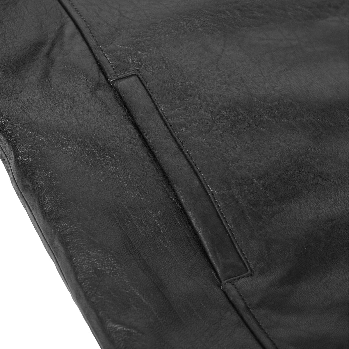 Harvey™ Men's Leather Motorcycle Jacket