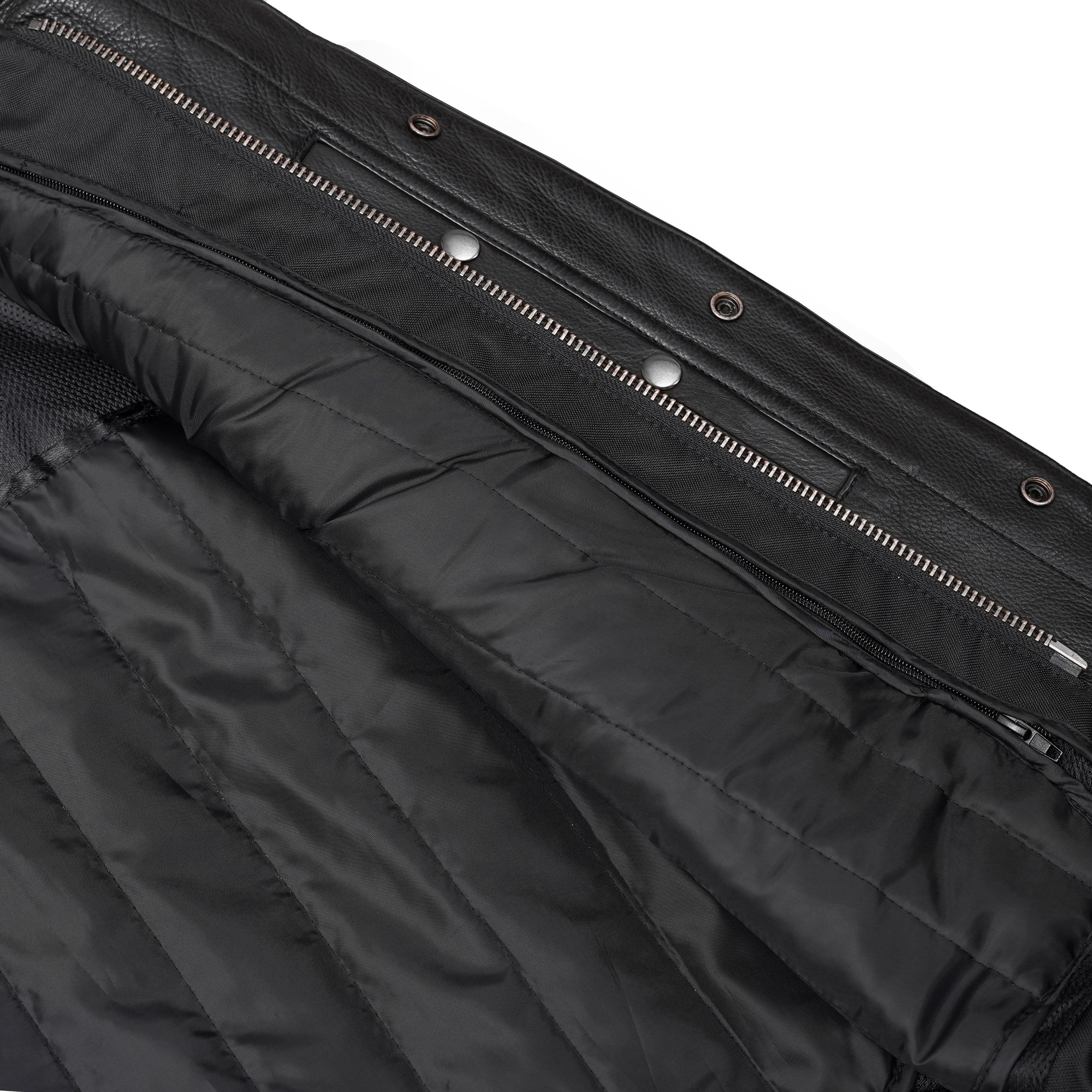 Victor™ Men's Black Utility Style Motorcycle Jacket