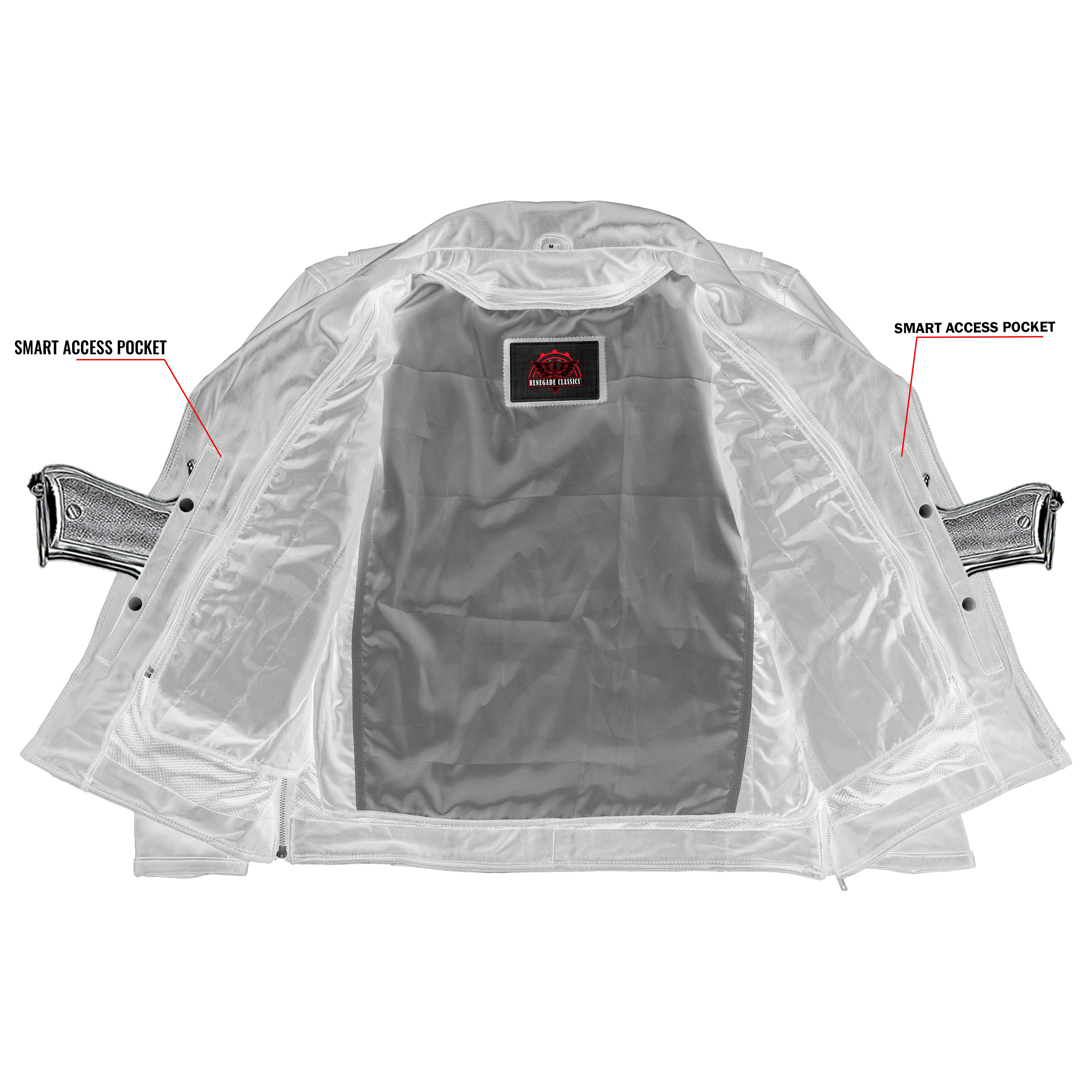 Black Speed™ Men's Motorcycle Leather Jacket