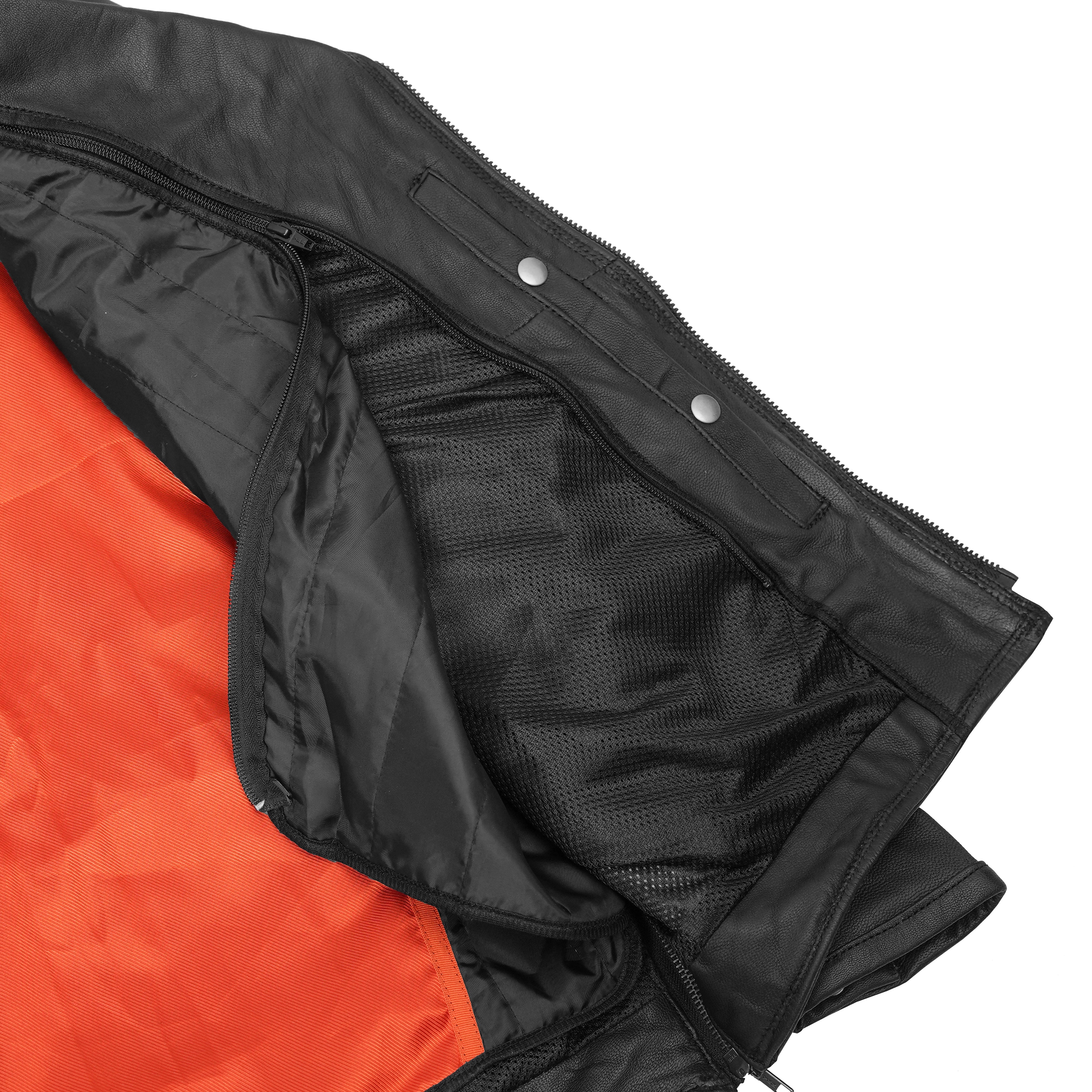 Black Speed™ Men's Motorcycle Leather Jacket