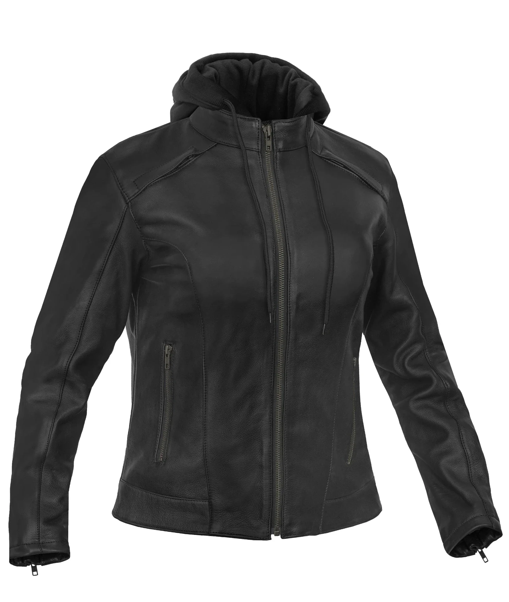 Roviana Women’s Leather Motorcycle Jacket