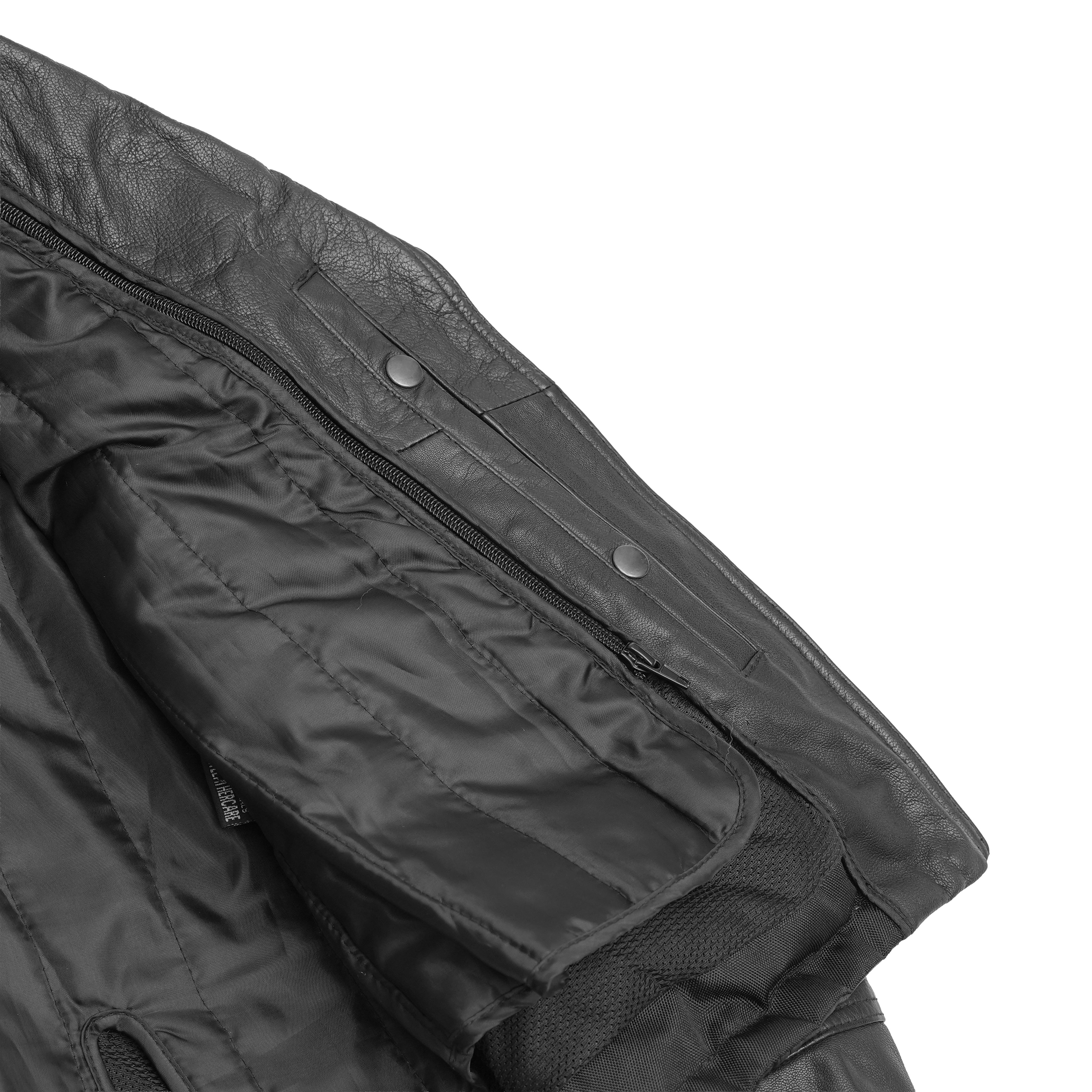 IronRose™ Women's Leather motorcycle Jacket Black