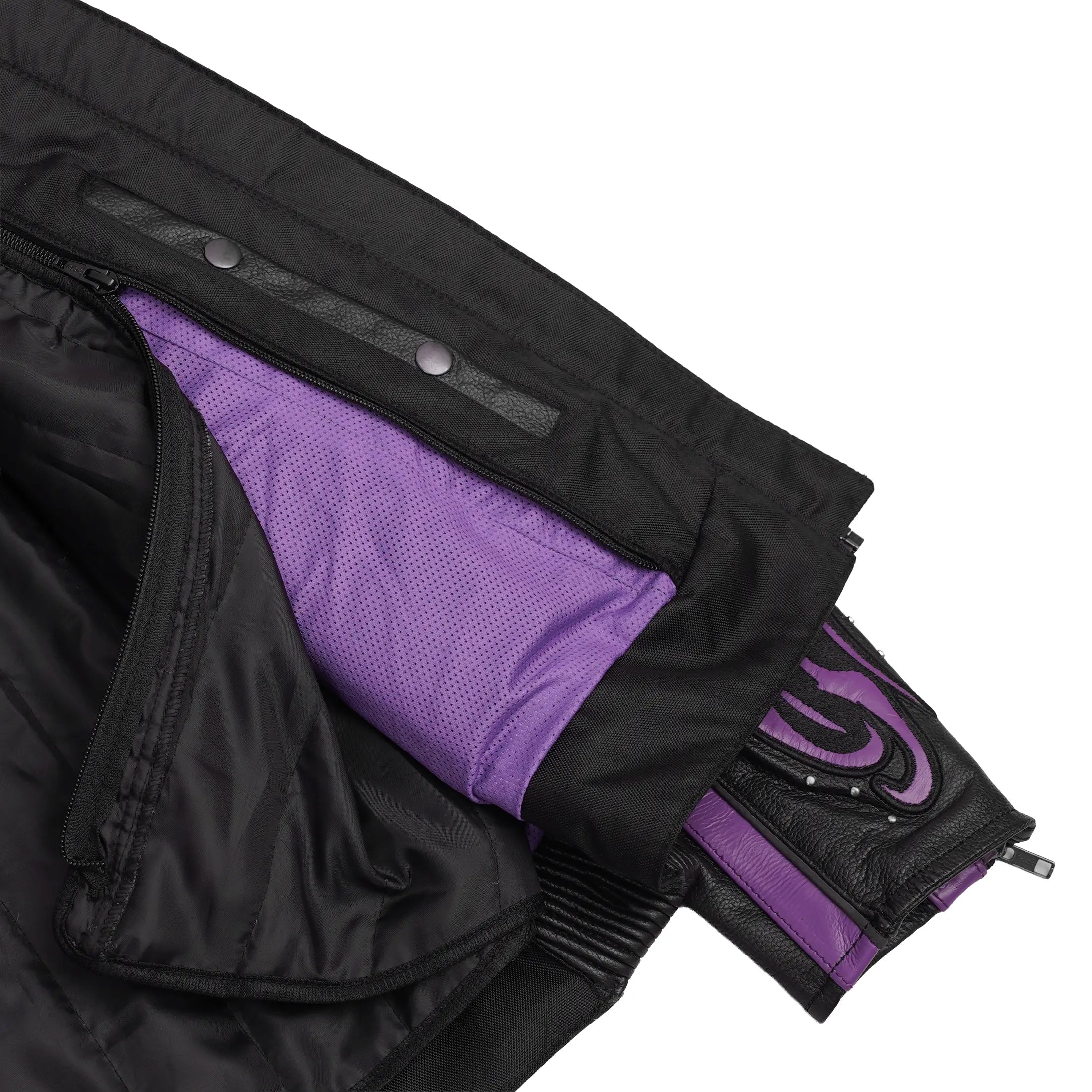 LunaShift Women’s Leather Motorcycle Jacket