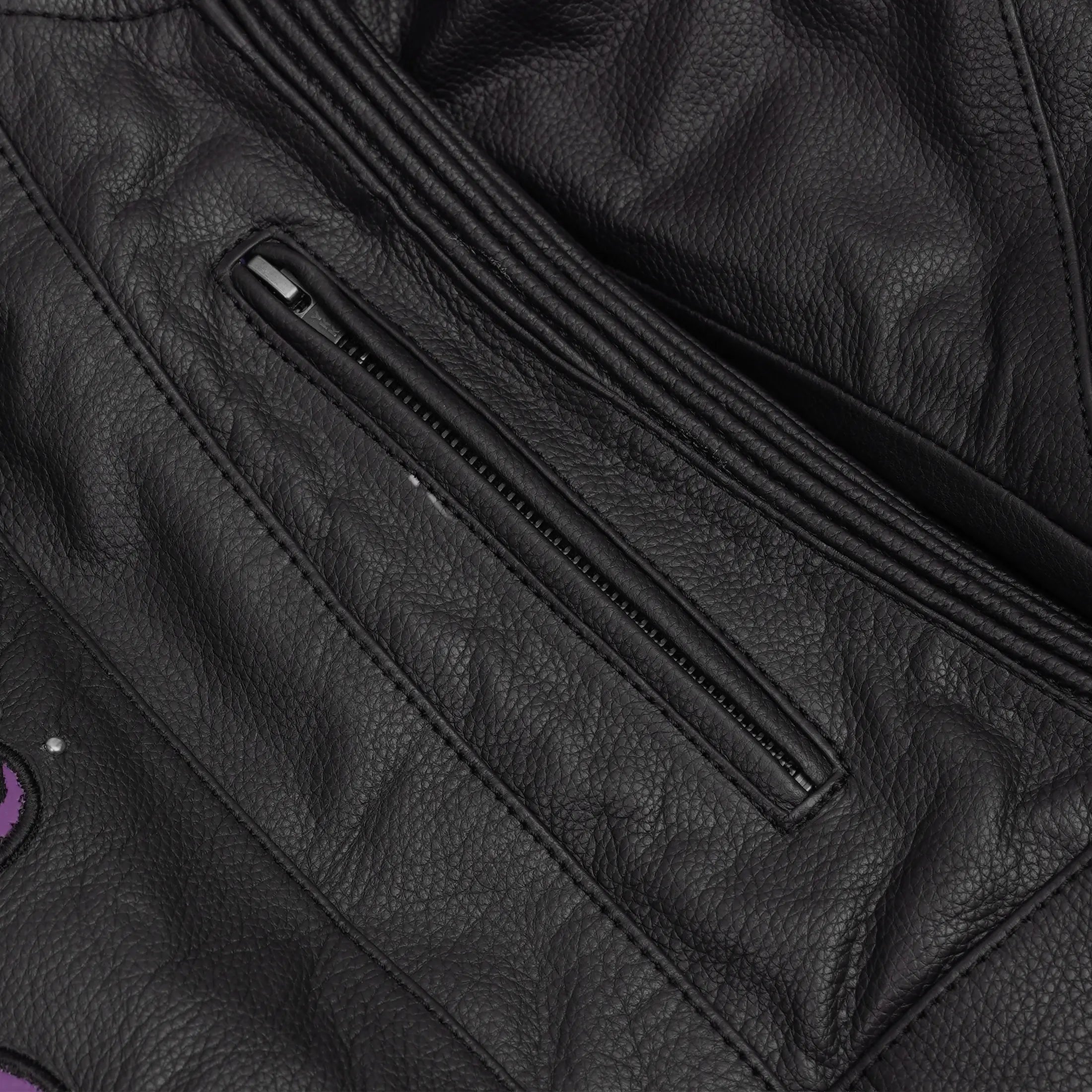 LunaShift Women’s Leather Motorcycle Jacket