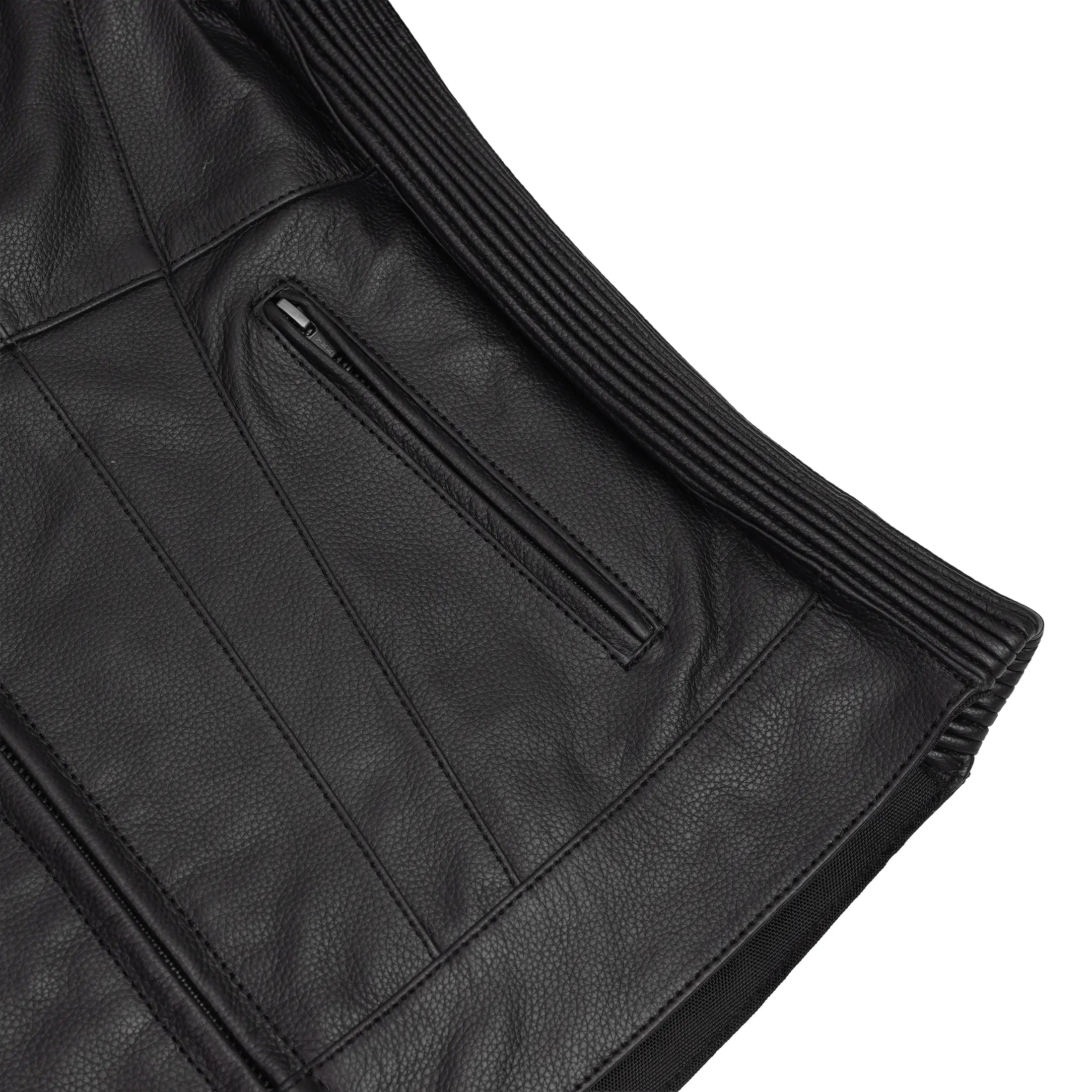LunaShift Women’s Leather Motorcycle Jacket