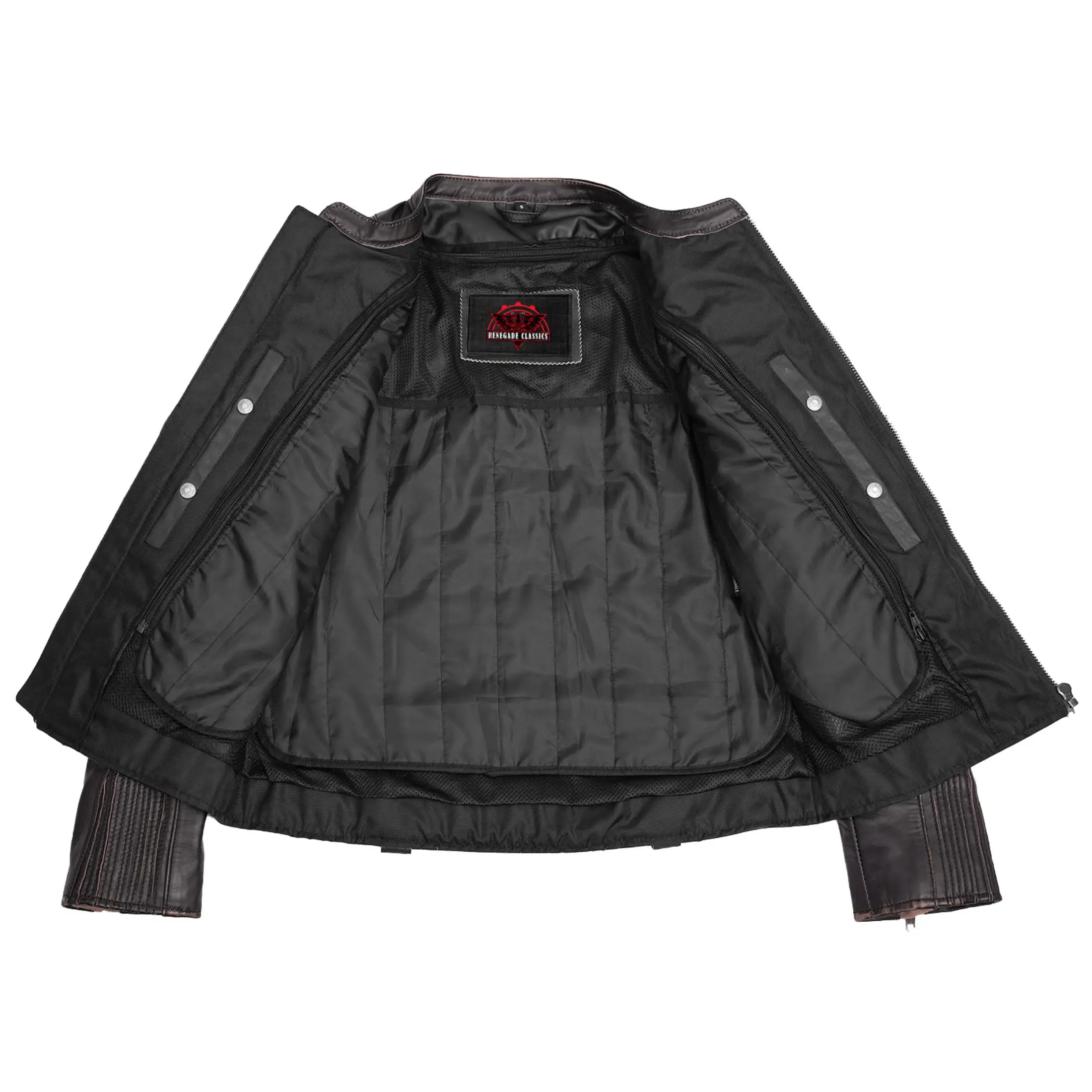 Maison Veyra Women’s Leather Motorcycle Jacket