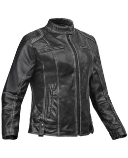 Marsha Women’s Leather Motorcycle Jacket