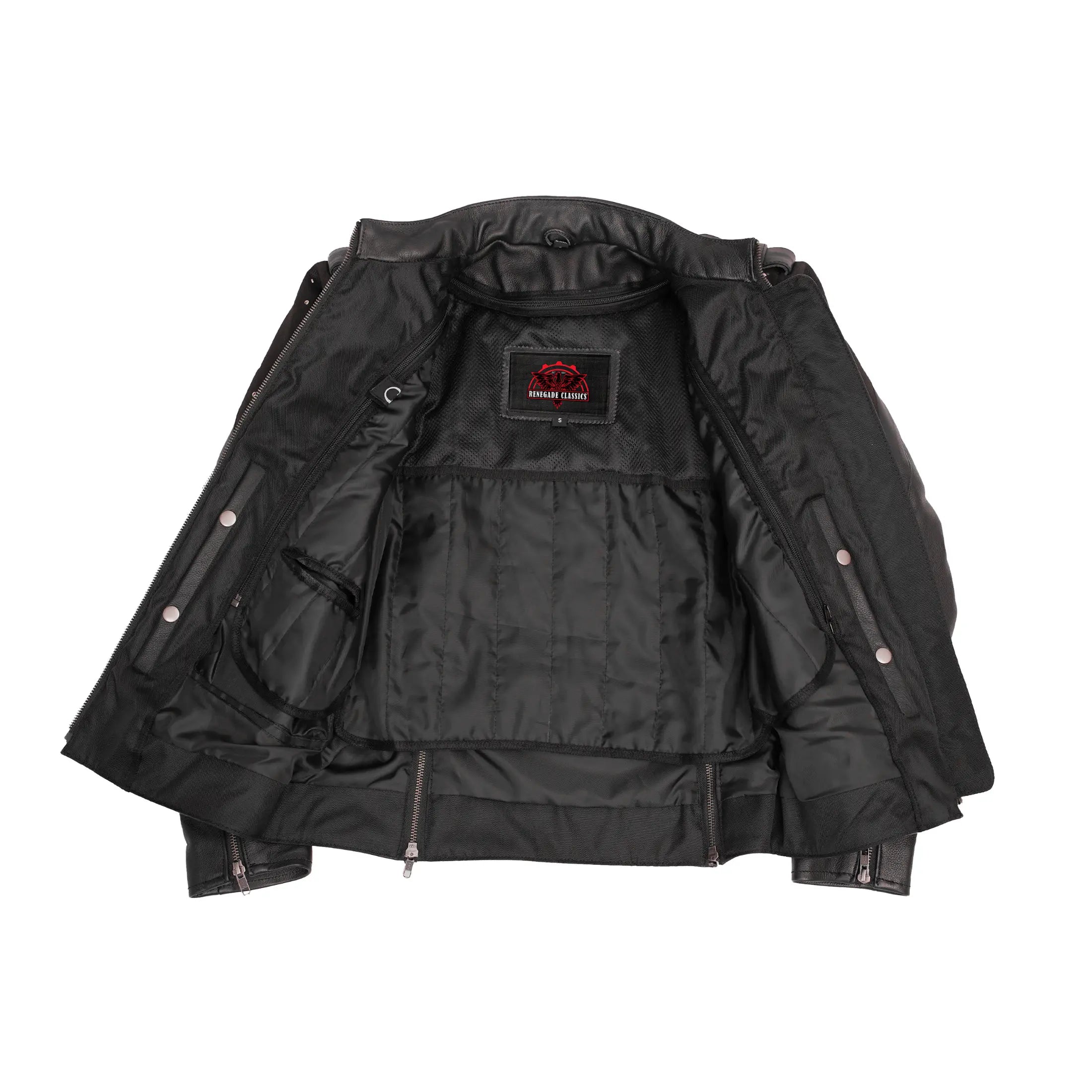 Camille Women's Leather Motorcycle Jacket