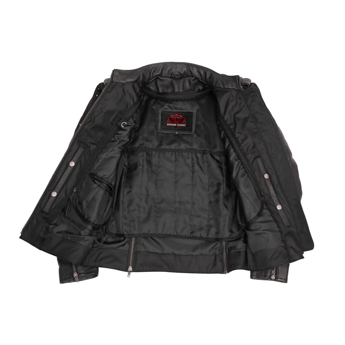 Camille Women's Leather Motorcycle Jacket