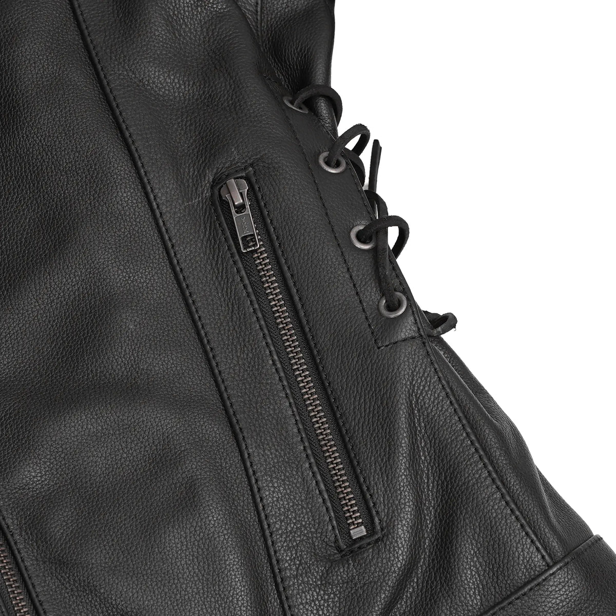 Camille Women's Leather Motorcycle Jacket