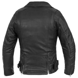 Pulse Glide™ Women's  Black Leather Motorcycle Jacket