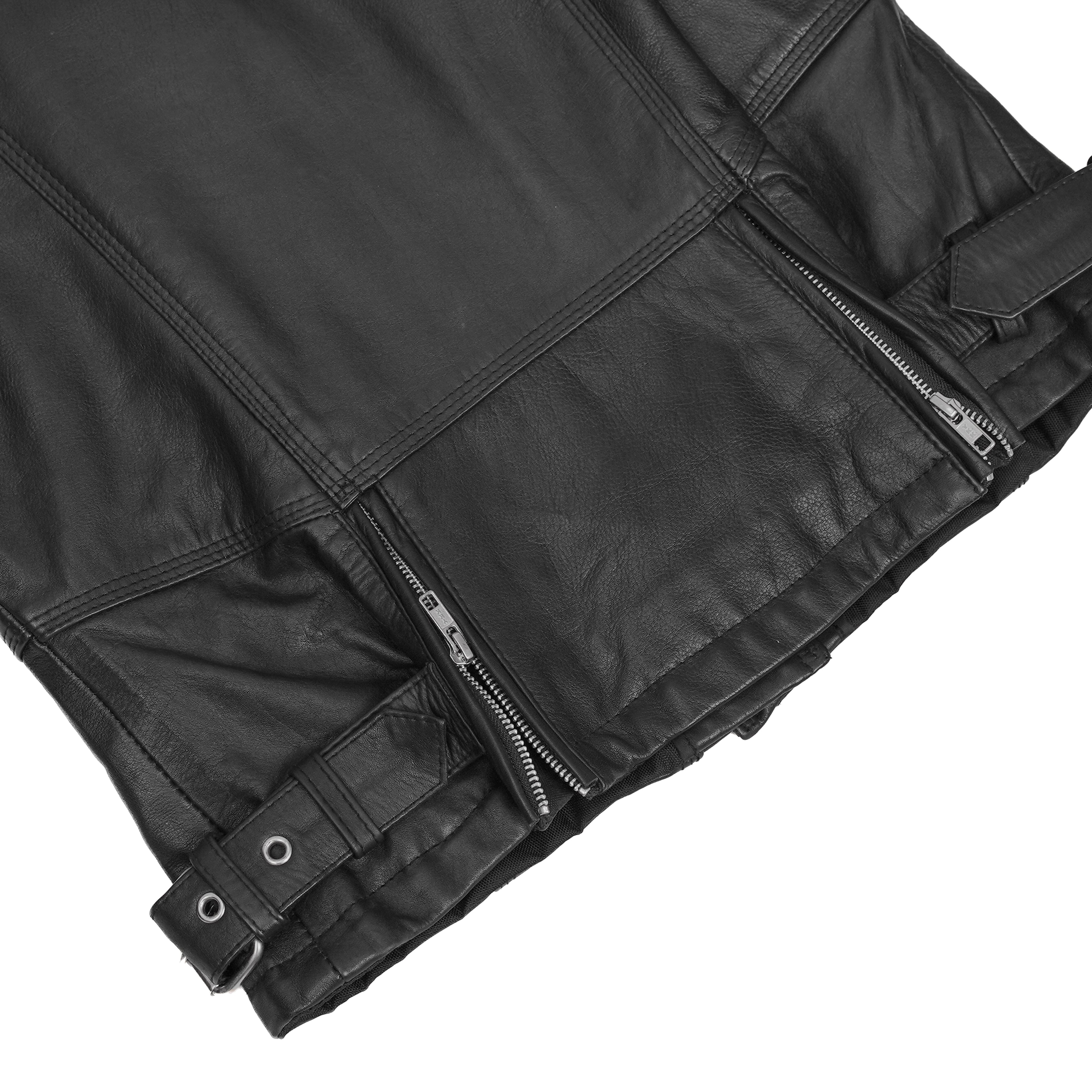 Pulse Glide™ Women's  Black Leather Motorcycle Jacket